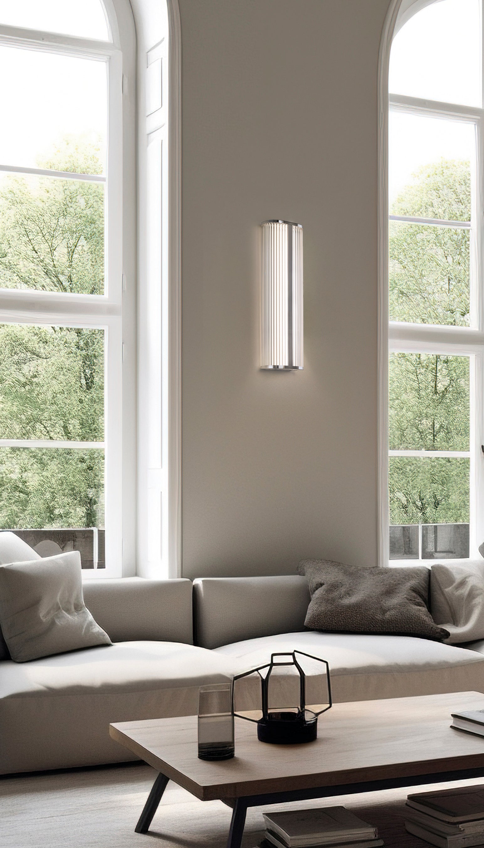 Diva Aplik 1L Krom Ø16,5X30 Cm 2700K Led 18W