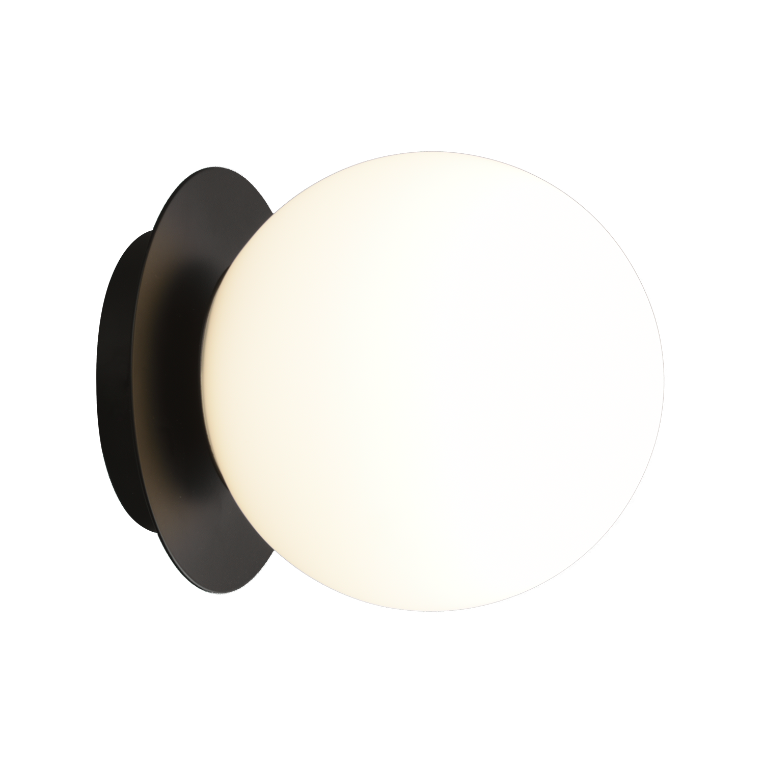 Parma Apli̇k Mat Si̇yah Ø15X14 Cm Led E27 1X15W Dali Ip44