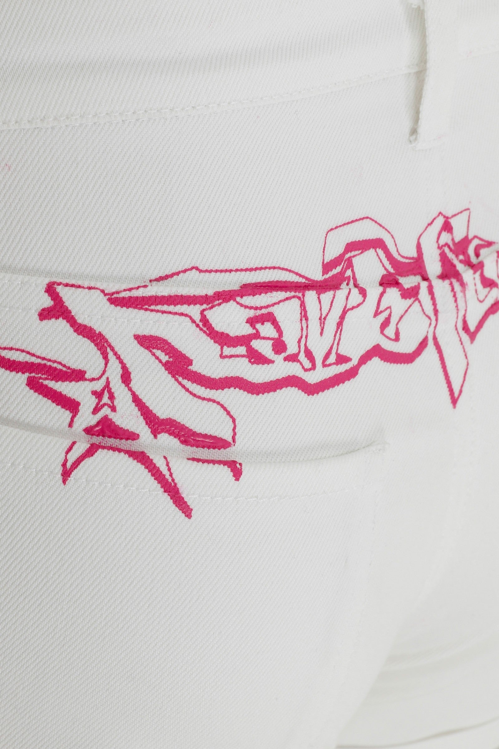 Ace Nayman-Amaya White Denim Shorts-Şort-3-Milagron.com