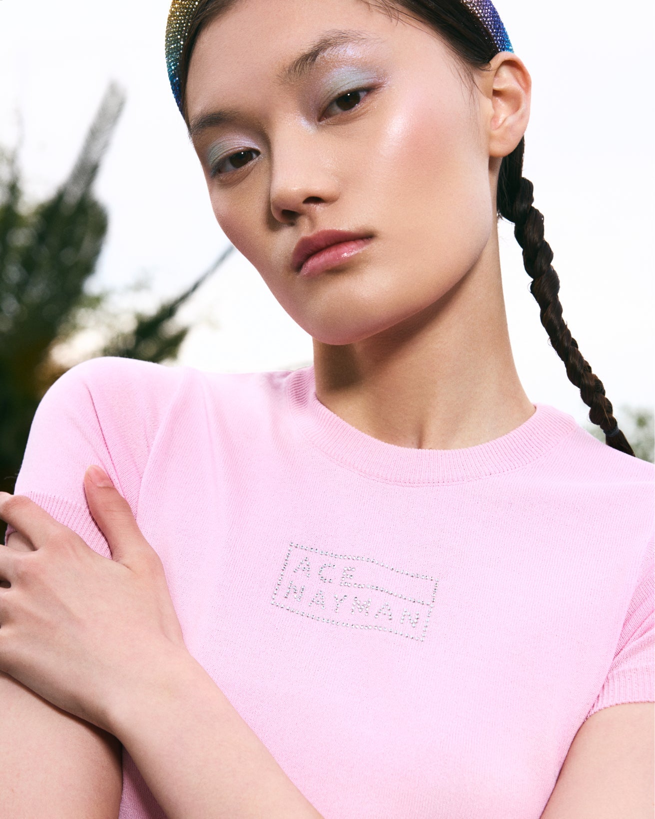 Ace Nayman-Anne Knitted T Shirt-T-Shirts-2-Milagron.com