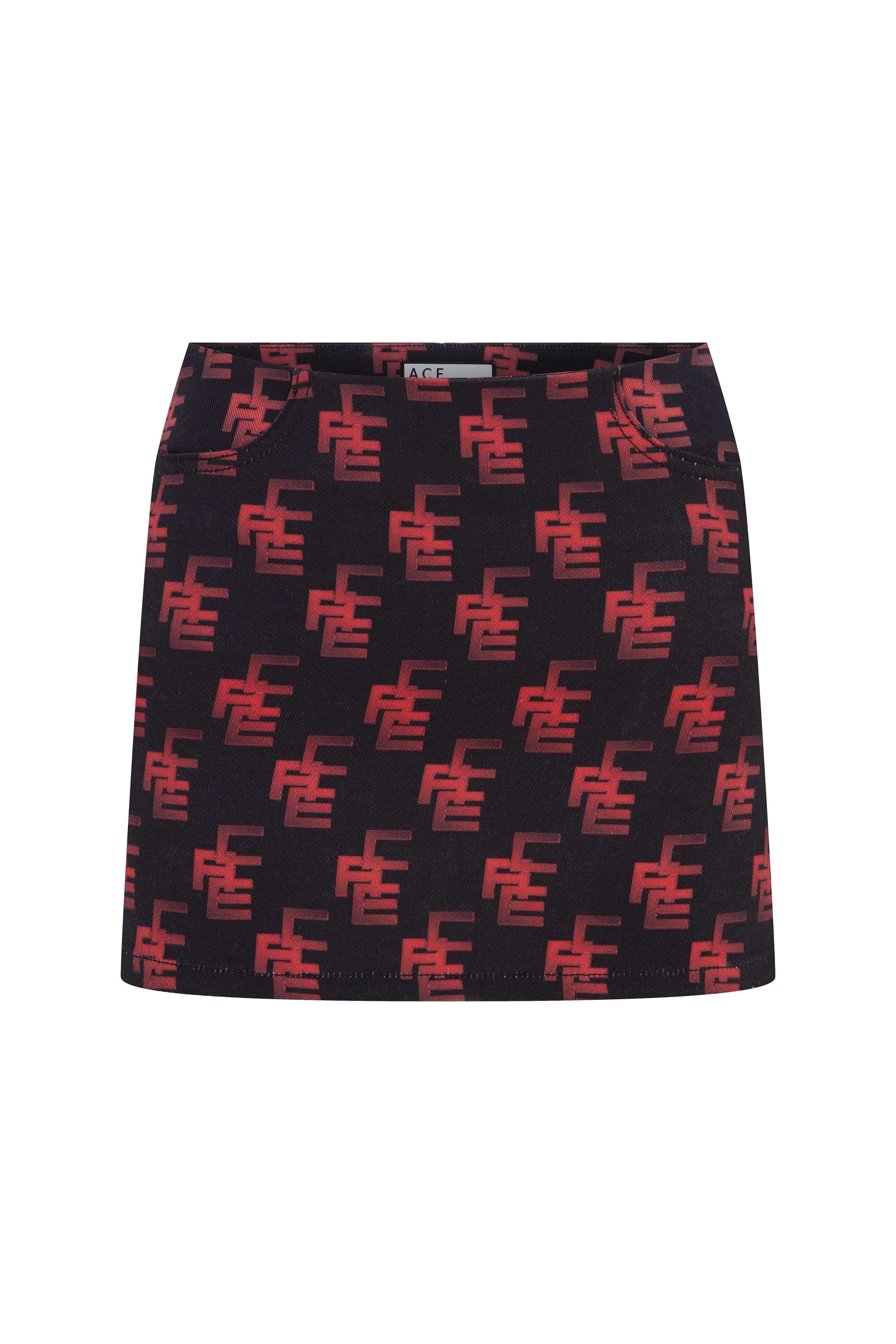 Ace Nayman-Biana Monogram Skirt-1-Milagron.com