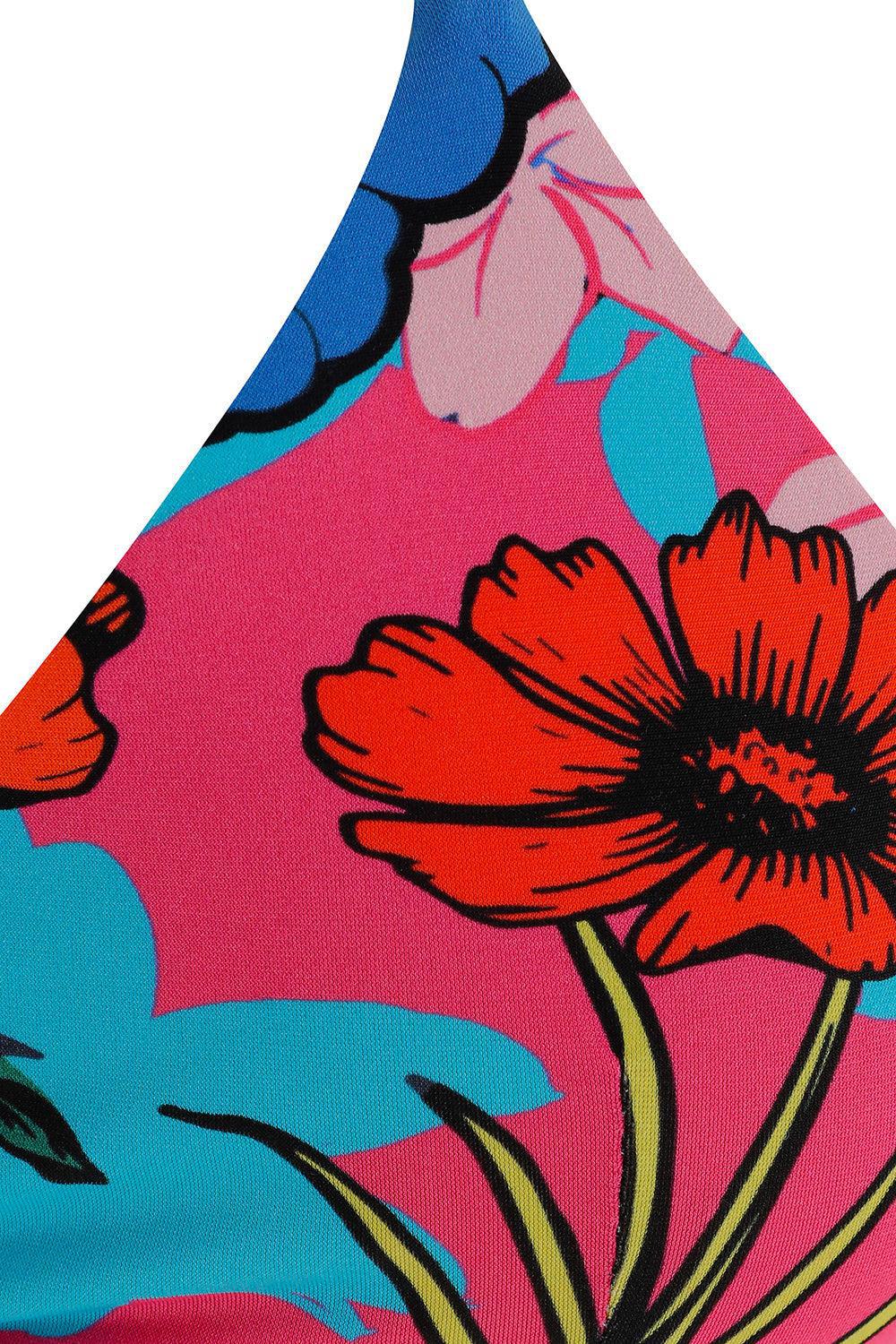 Ace Nayman-Carina Floral Printed Bikini-Bikini & Mayo-4-Milagron.com