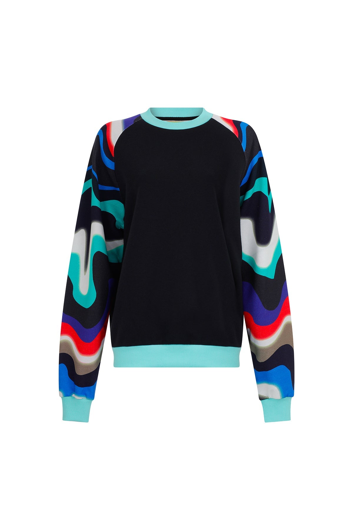 Ace Nayman-Chaya Multicolor Sweatshirt-Sweatshirts & Hoodies-2-Milagron.com