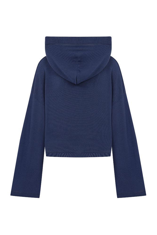 Ace Nayman-Clara Knitted Hoodie-Sweatshirts & Hoodies-2-Milagron.com