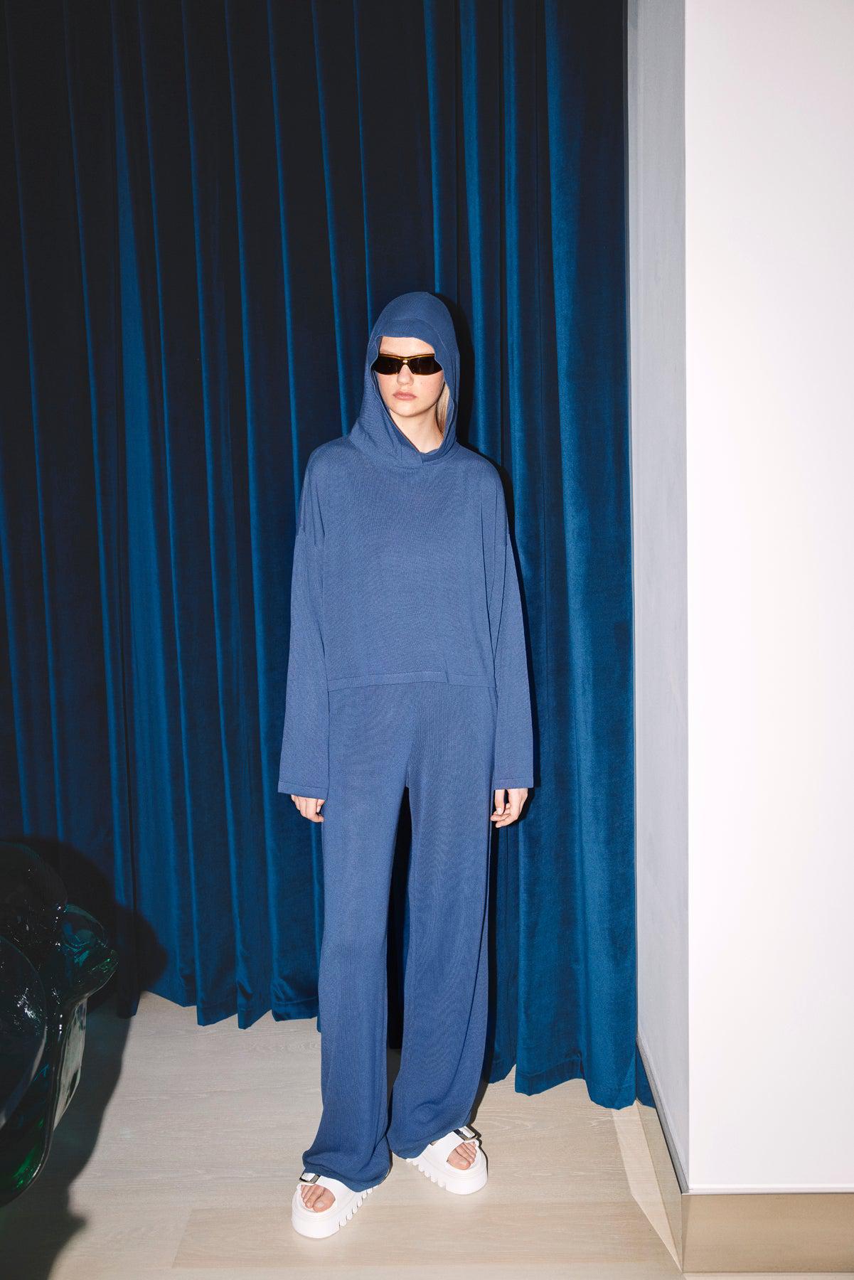 Ace Nayman-Clara Knitted Hoodie-Sweatshirts & Hoodies-3-Milagron.com