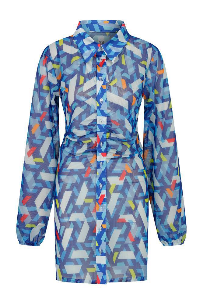 Ace Nayman-Edith Mesh Dress-Elbise-2-Milagron.com