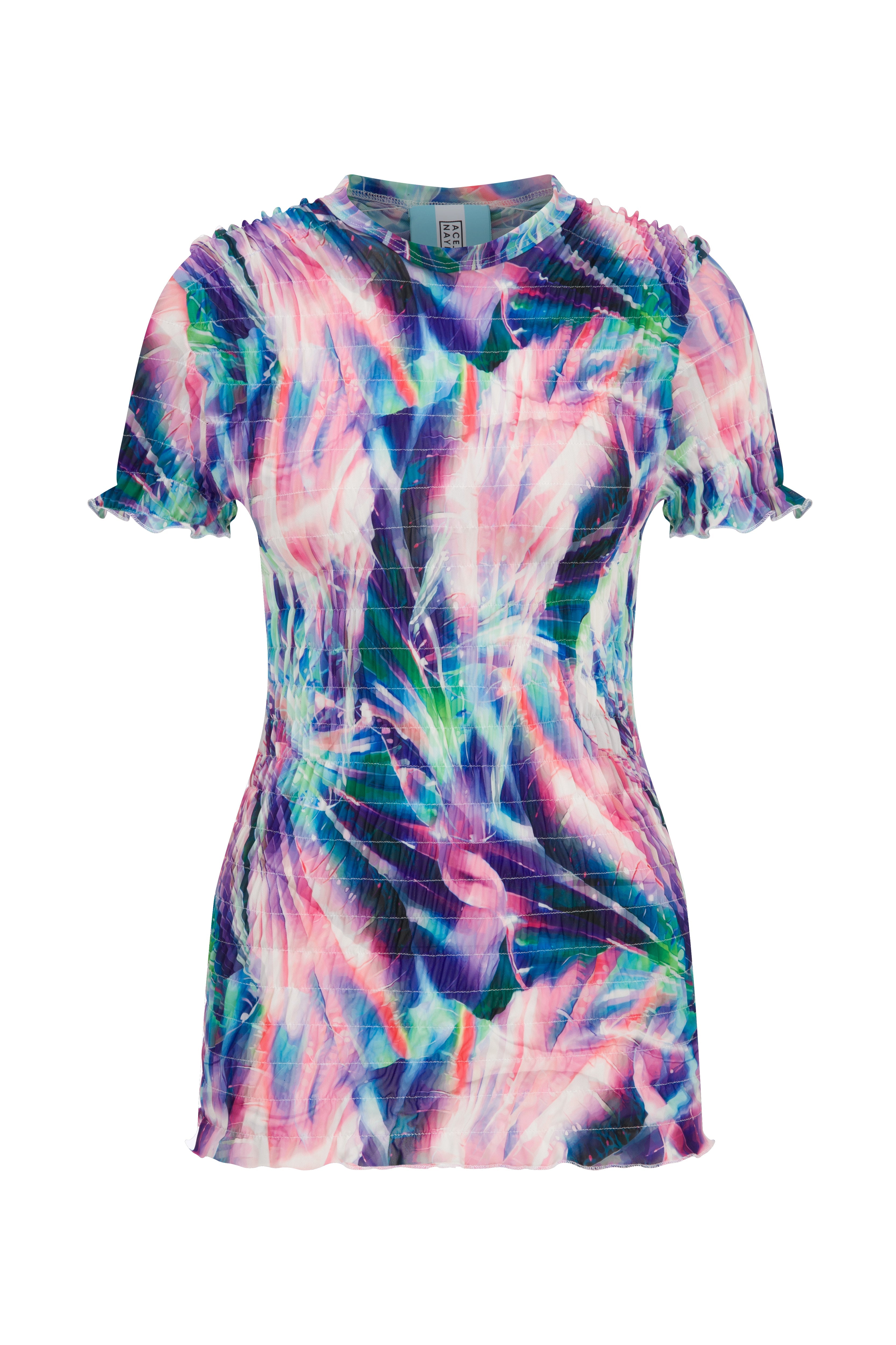 Ace Nayman-Eleanora Mesh Top-Top-2-Milagron.com