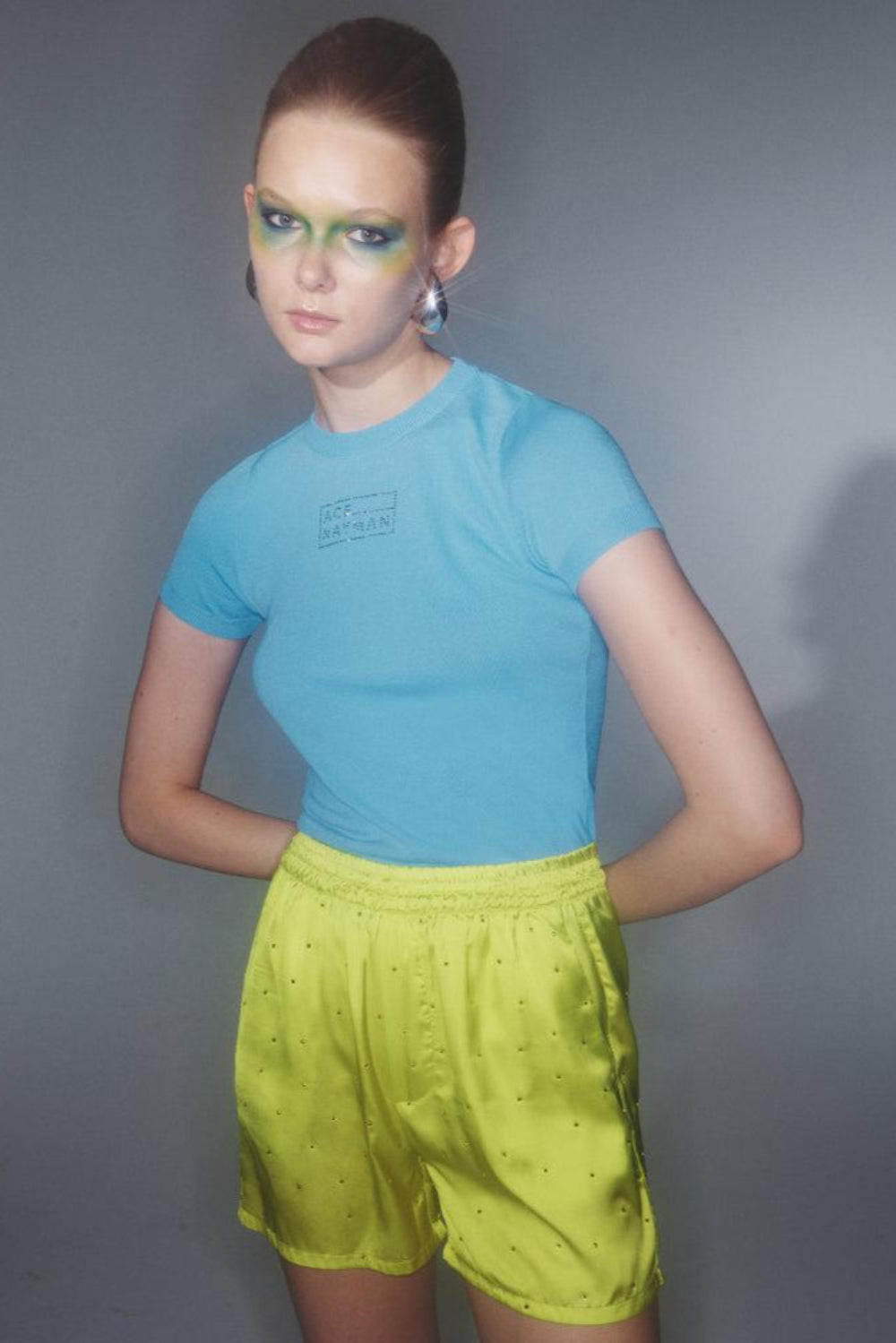 Ace Nayman-Ember Knitted T Shirt-T-Shirts-1-Milagron.com