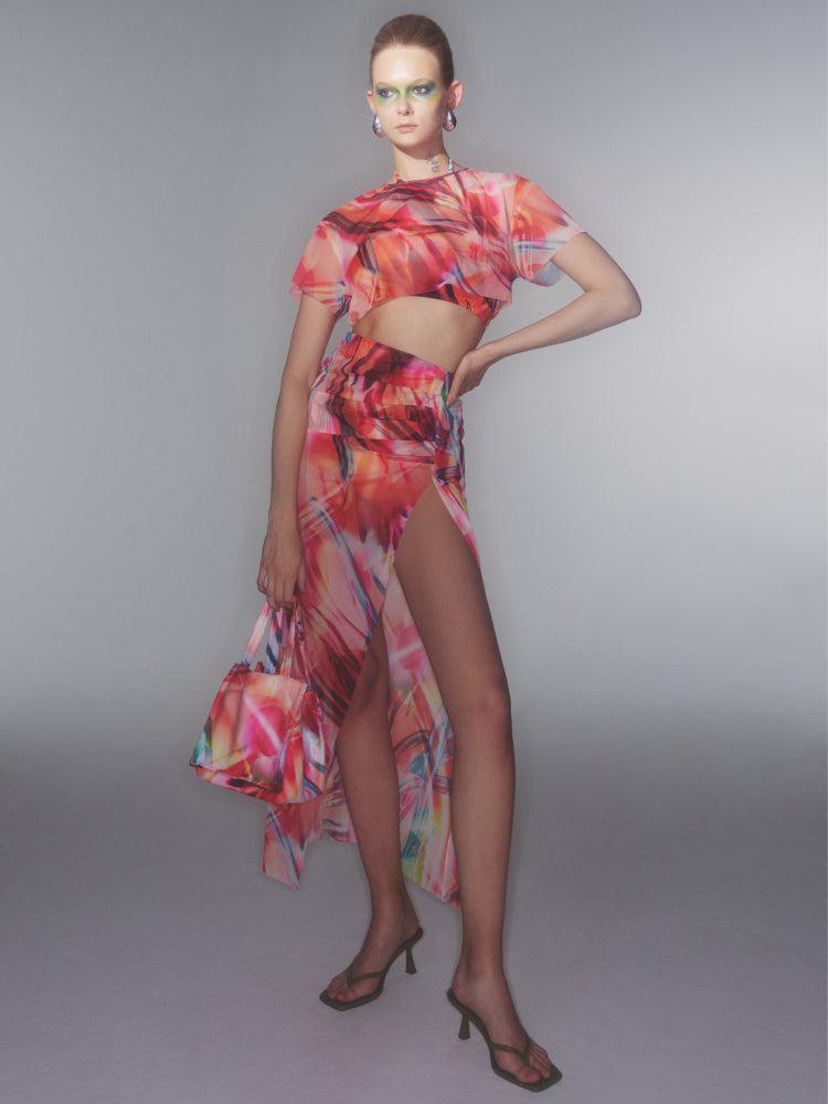 Ace Nayman-Frida Mesh Crop Top-Crop Top-2-Milagron.com