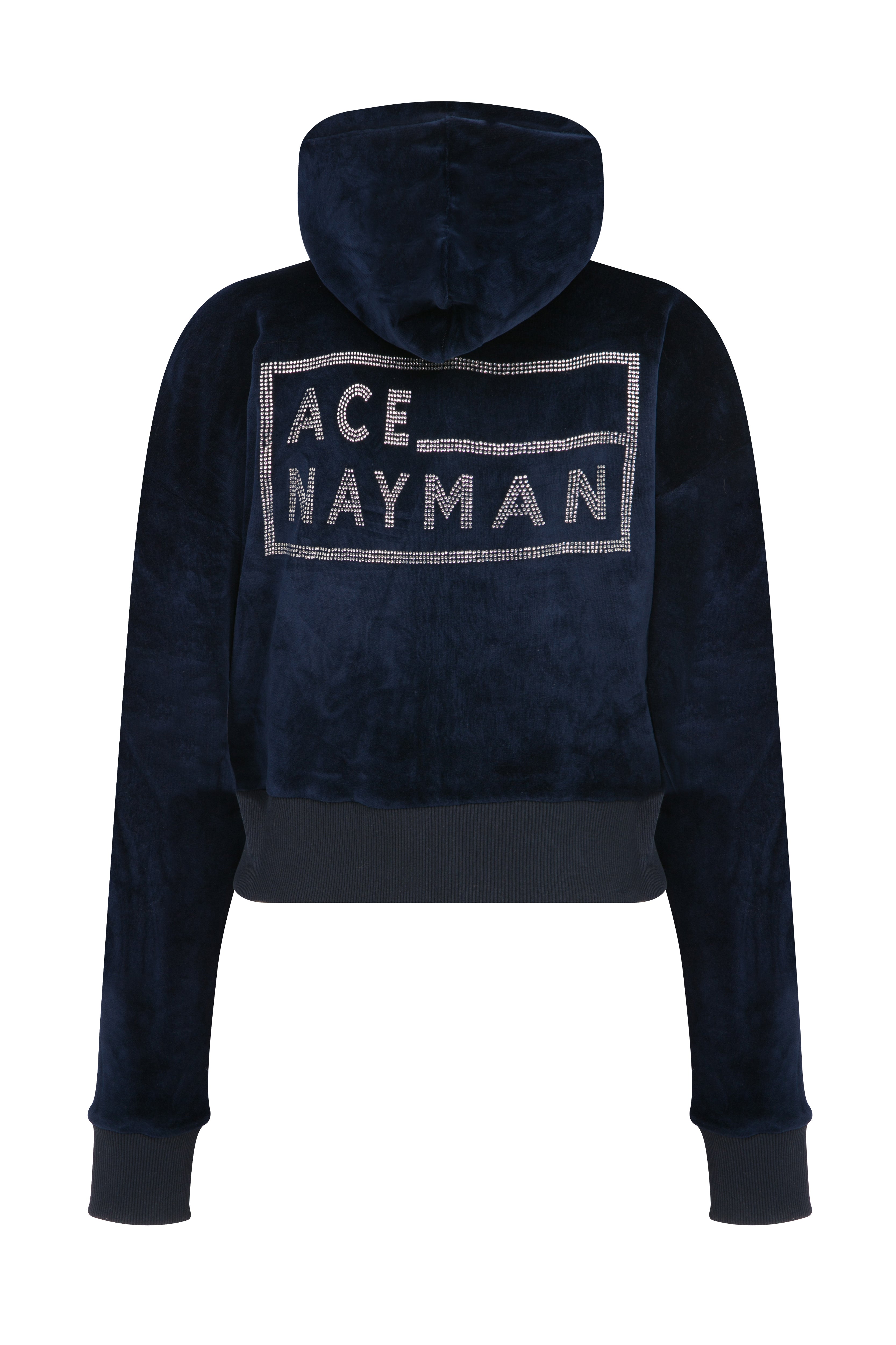 Ace Nayman-Isabella Zipped Hoodie-Sweatshirts & Hoodies-4-Milagron.com