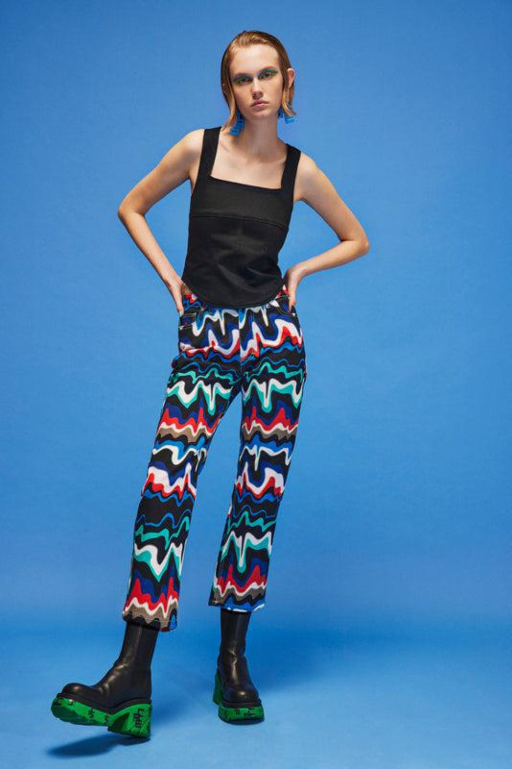 Ace Nayman-Joelle Black Corset-Top-1-Milagron.com