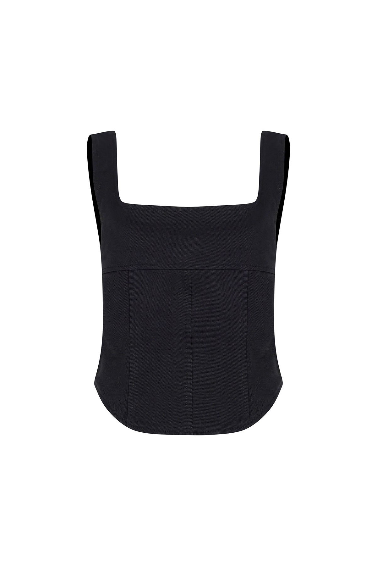 Ace Nayman-Joelle Black Corset-Top-2-Milagron.com