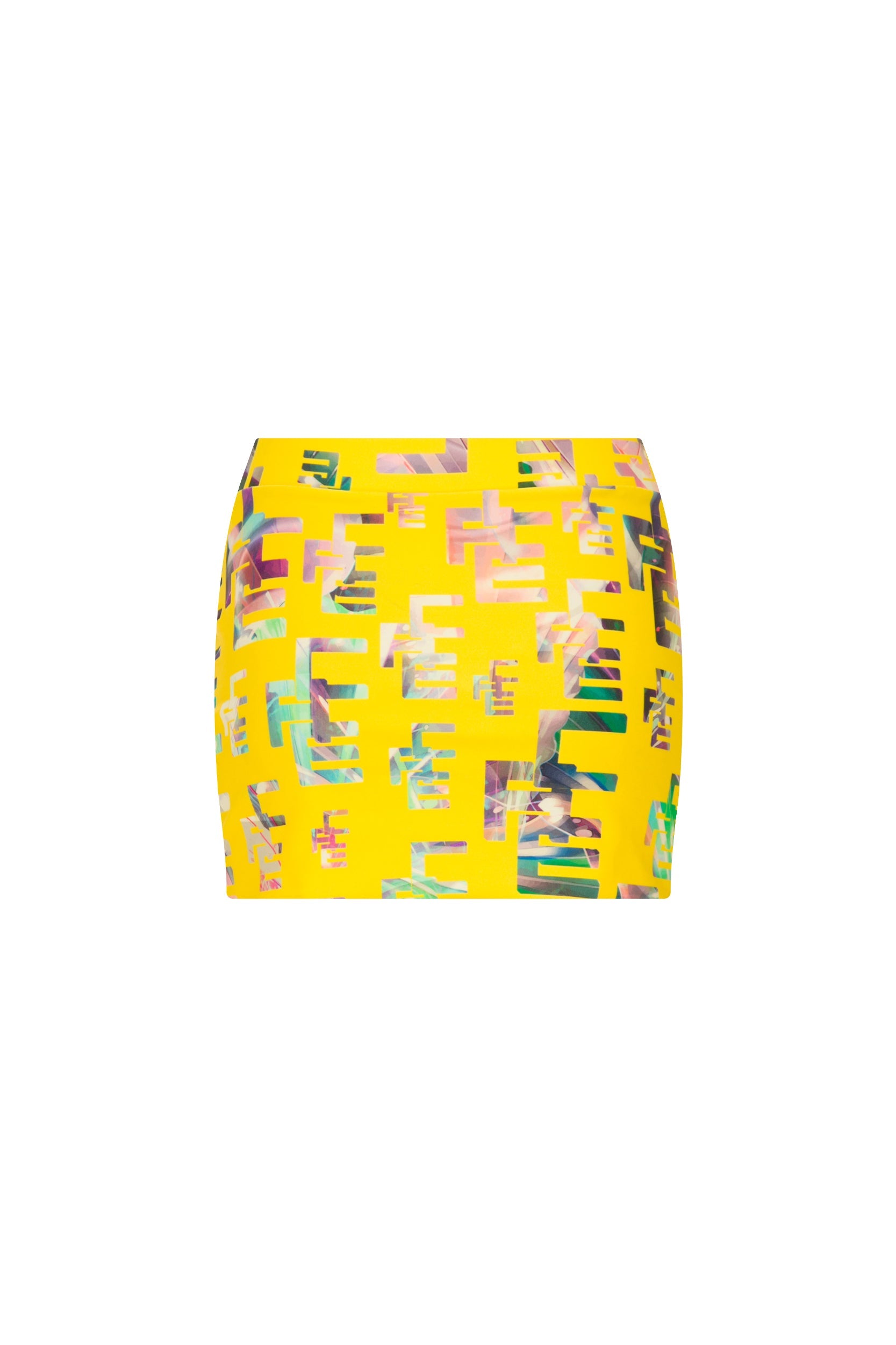 Ace Nayman-Jolie Monogram Skirt-Etek-3-Milagron.com