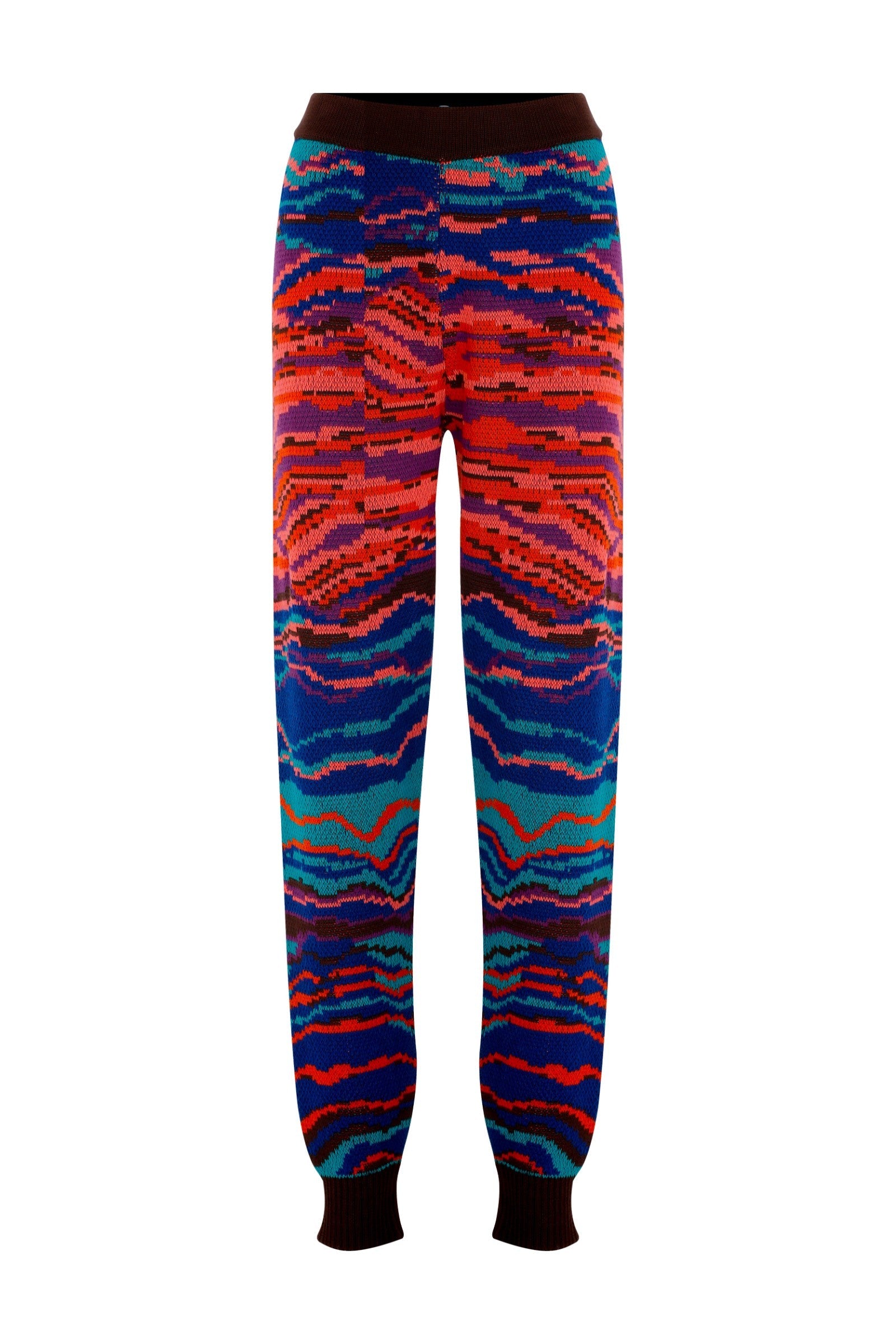 Ace Nayman-Leah Multicolor Knitted Pants-Pantolon-1-Milagron.com