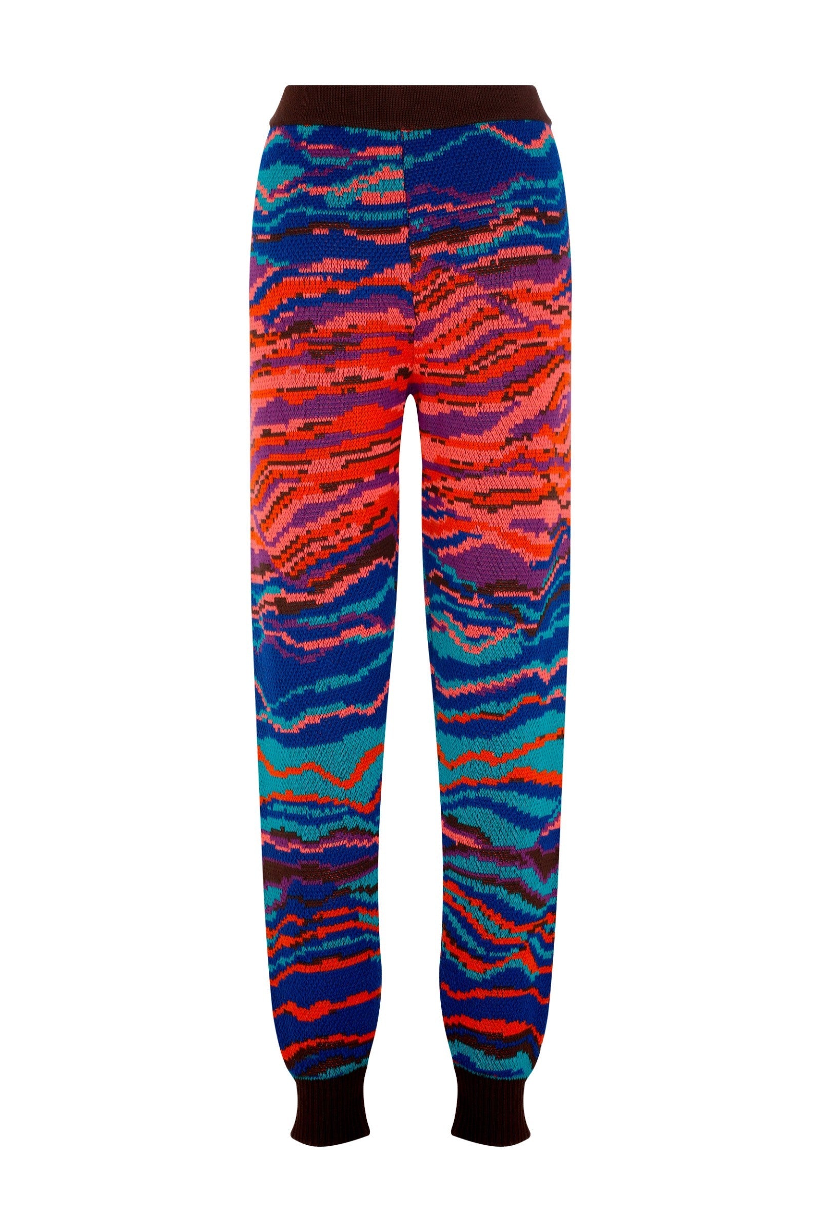 Ace Nayman-Leah Multicolor Knitted Pants-Pantolon-2-Milagron.com