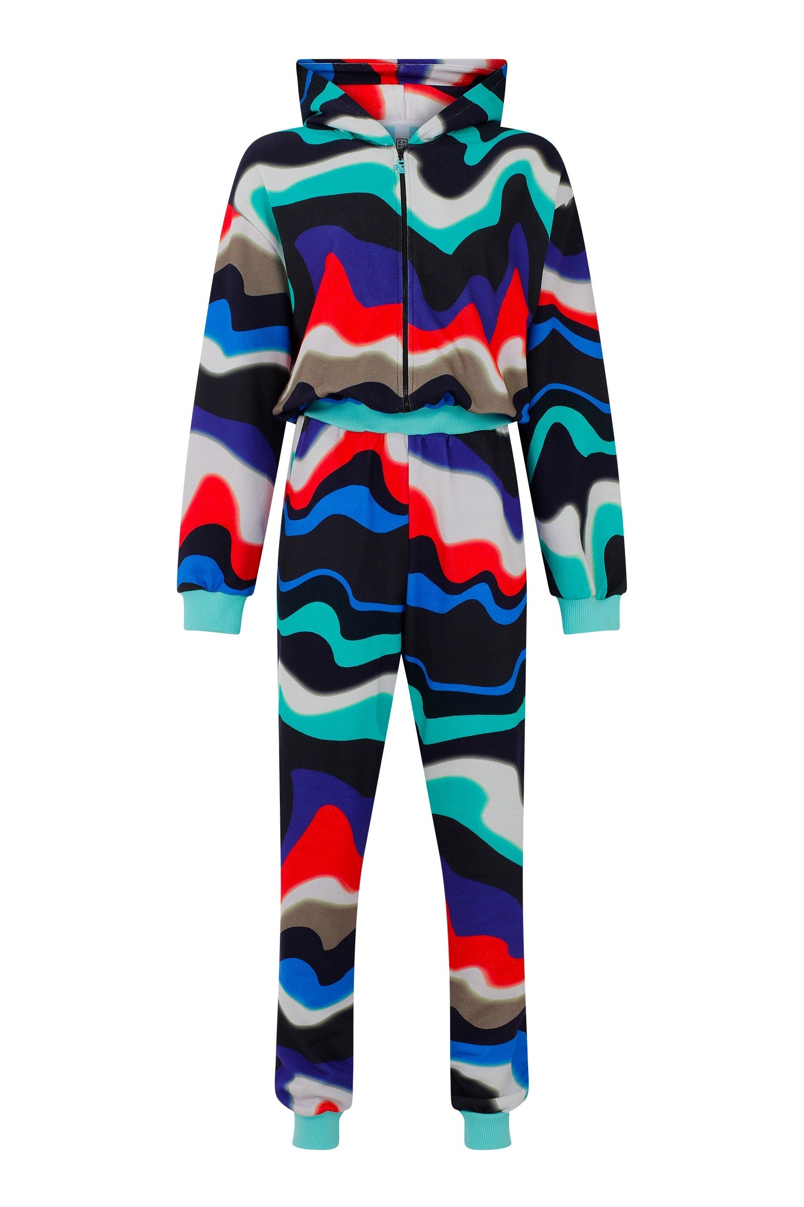 Ace Nayman-Lena Printed Jumpsuit-Bodysuit-2-Milagron.com