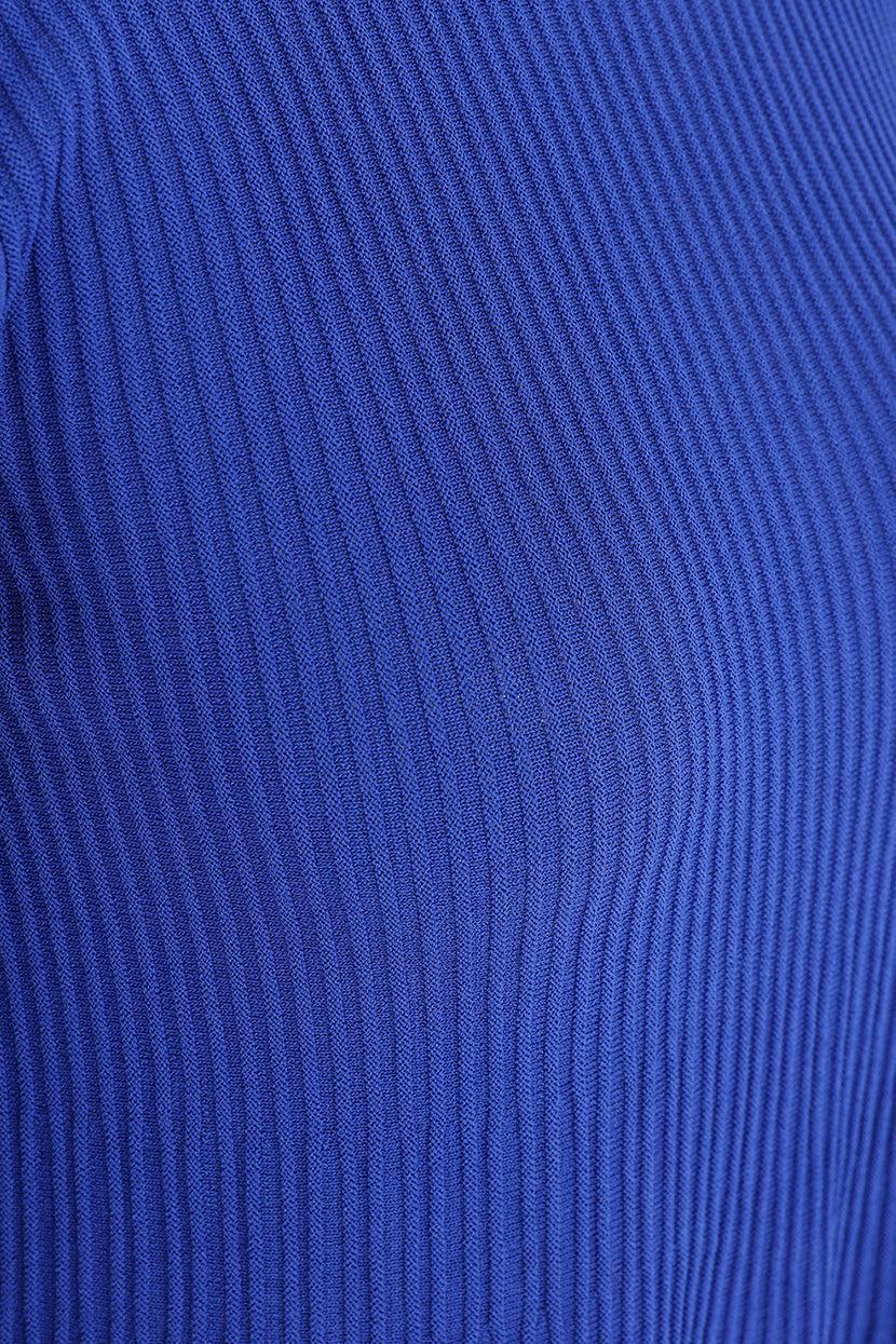 Ace Nayman-Lola Blue Knitted Dress-Elbise-4-Milagron.com