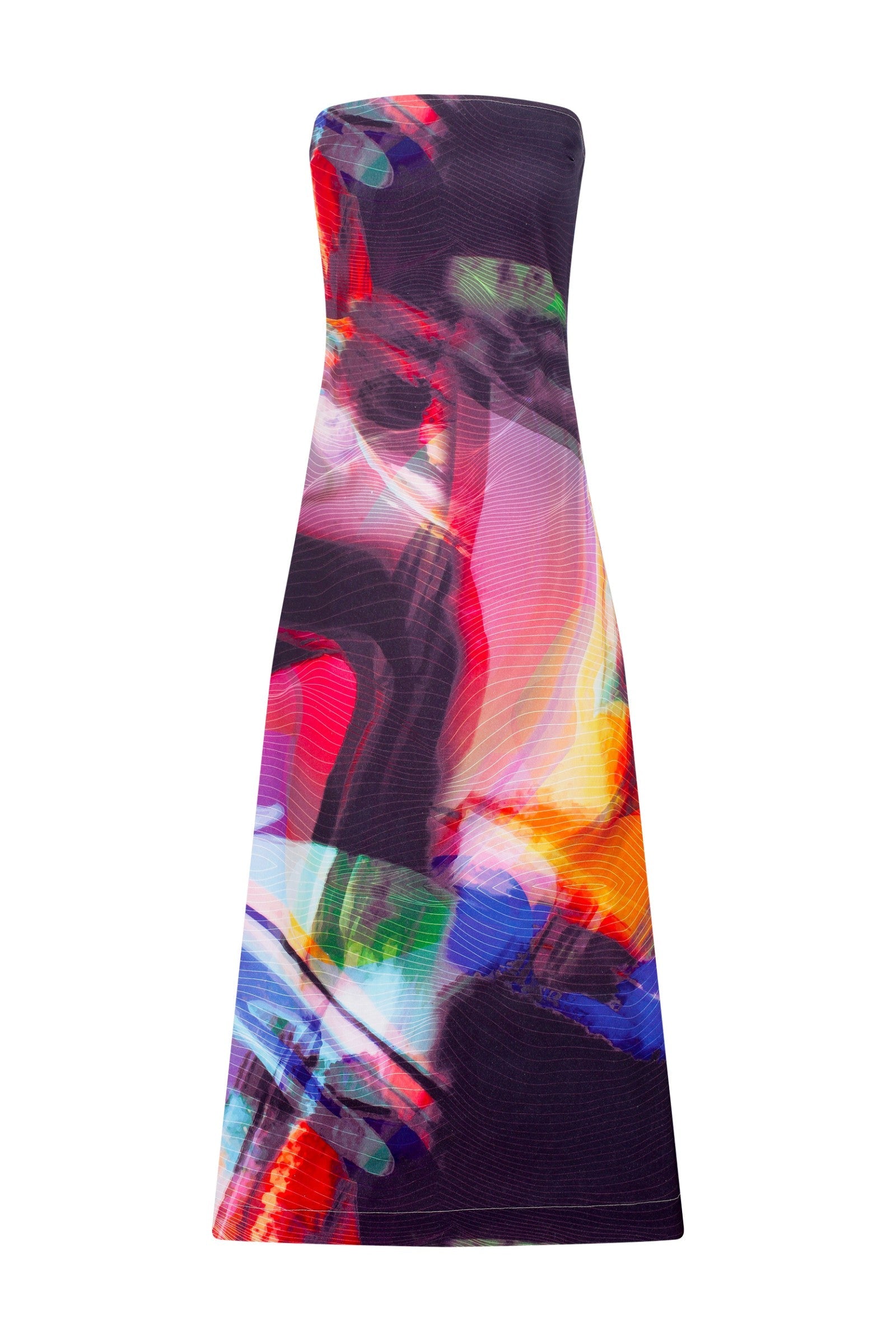 Ace Nayman-Lydia Multicolor Dress-Elbise-2-Milagron.com