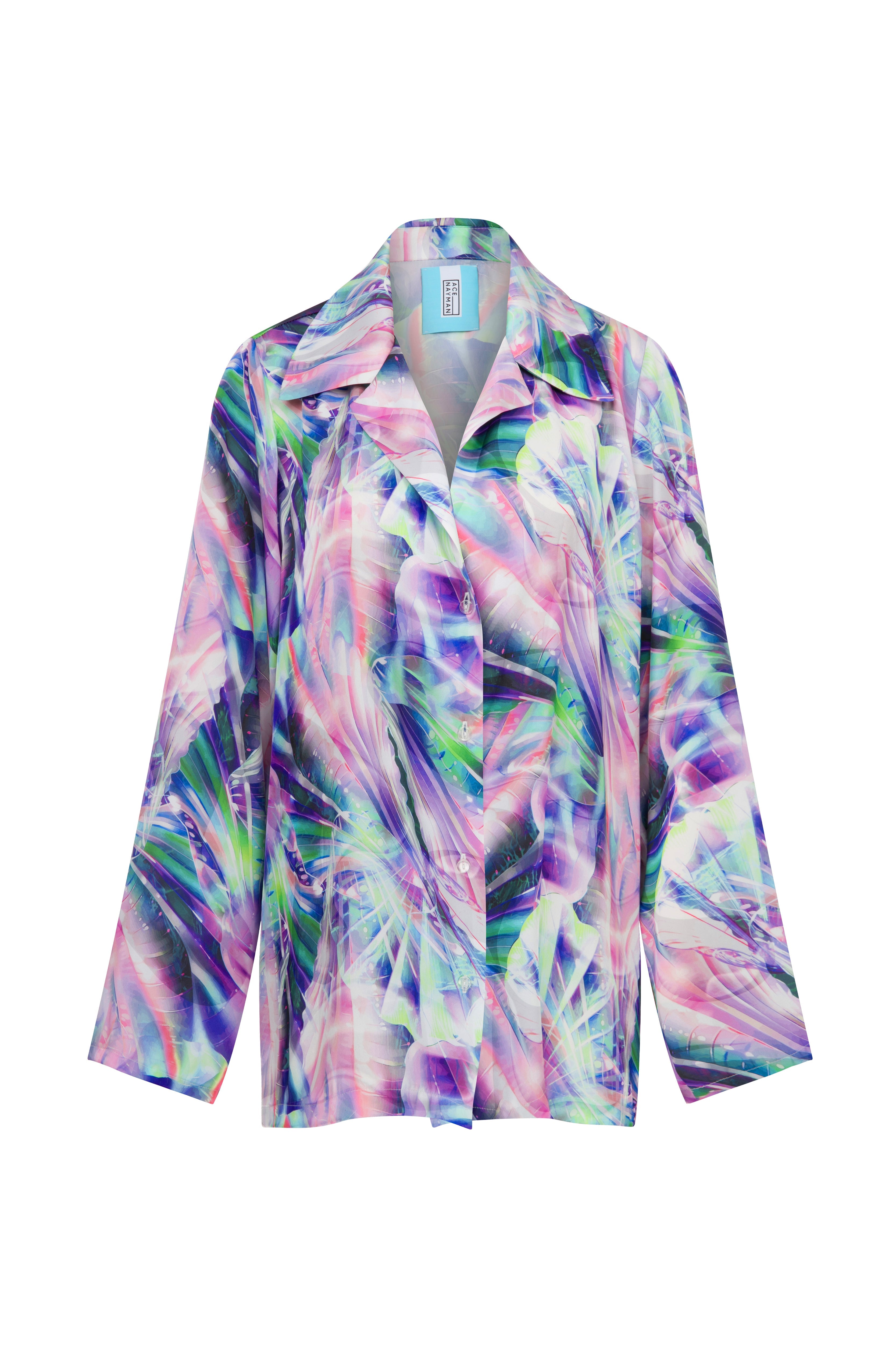 Ace Nayman-Matt Multicolor Pajama Shirt-Gömlek-2-Milagron.com