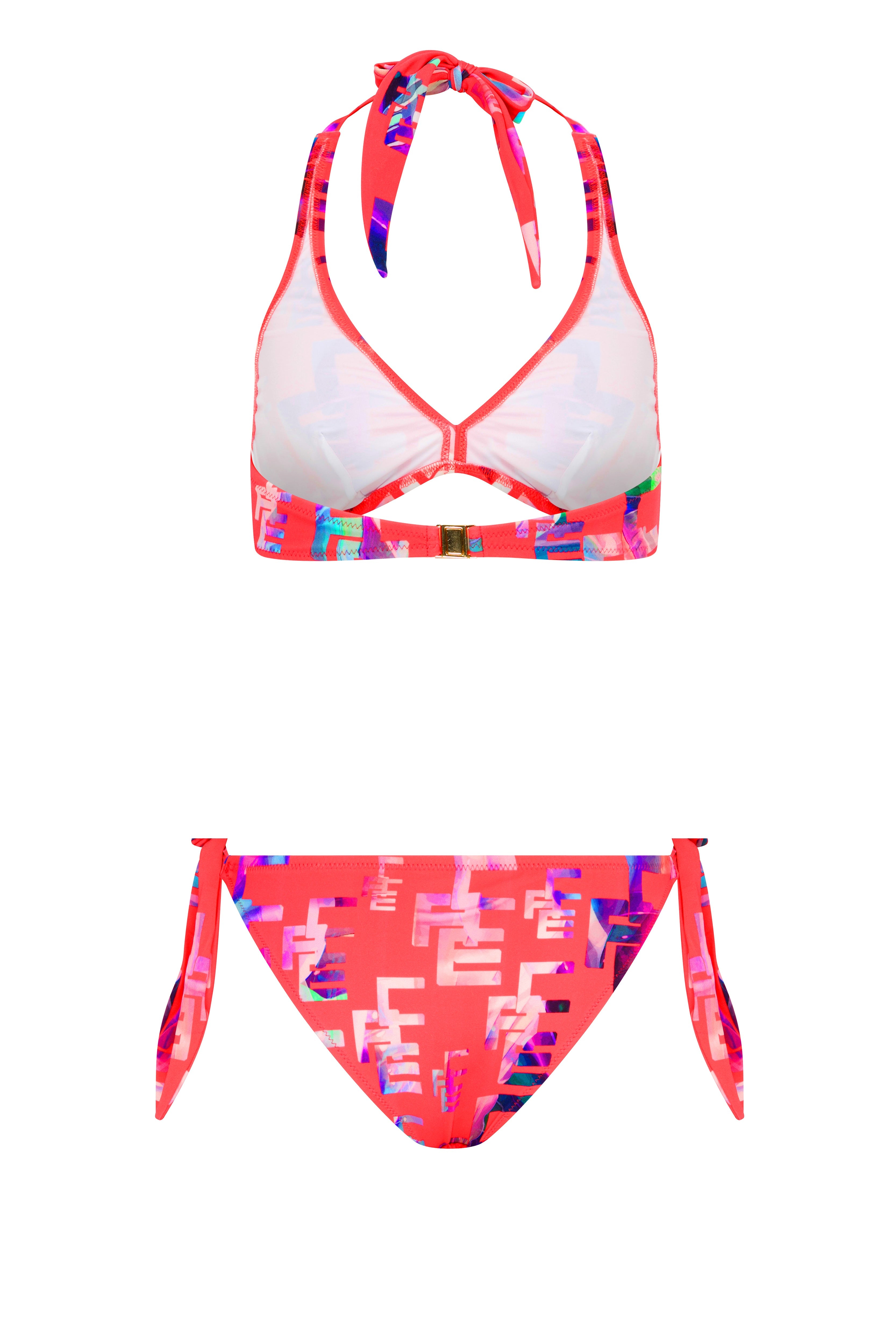 Ace Nayman-Olive Monogram Bikini Set-1-Milagron.com