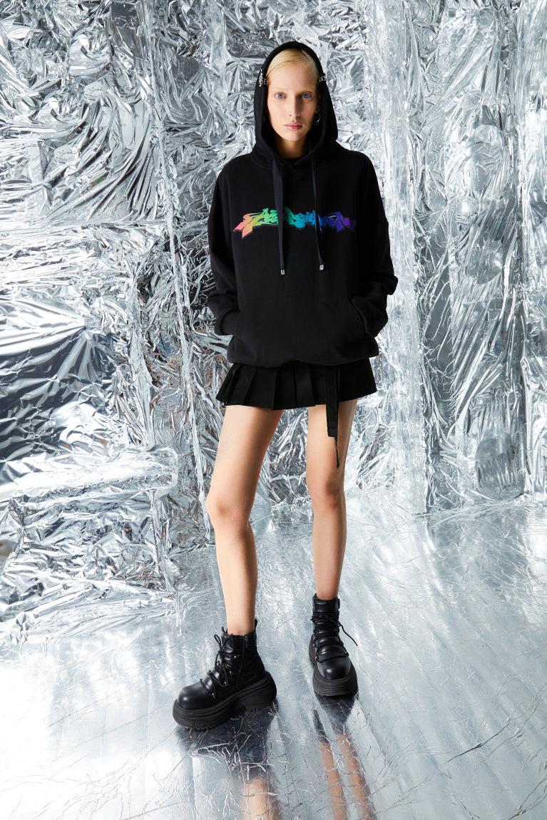 Ace Nayman-Parker Black Hoodie-Sweatshirts & Hoodies-3-Milagron.com