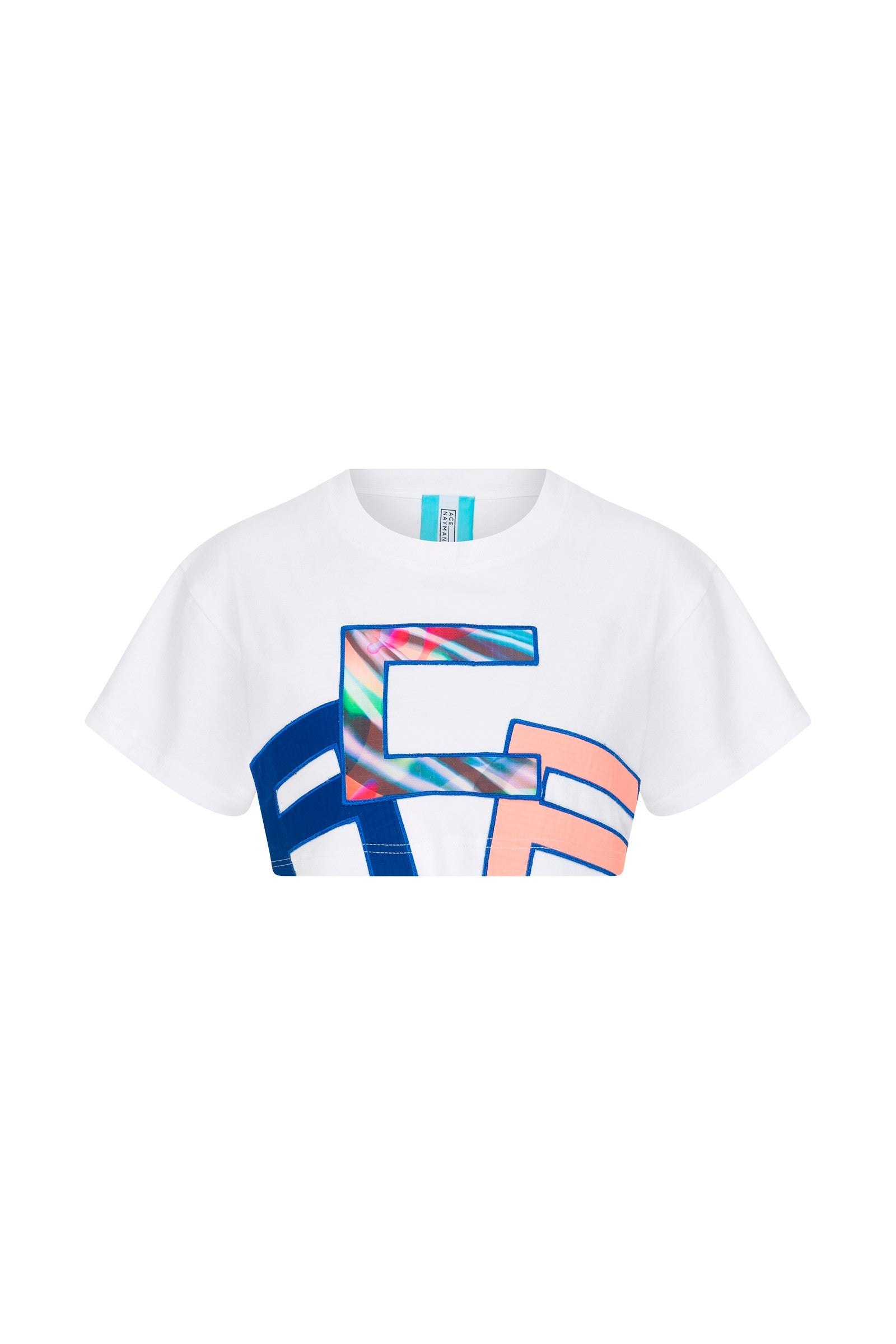 Ace Nayman-Sandy Cropped T Shirt-T-Shirts-2-Milagron.com