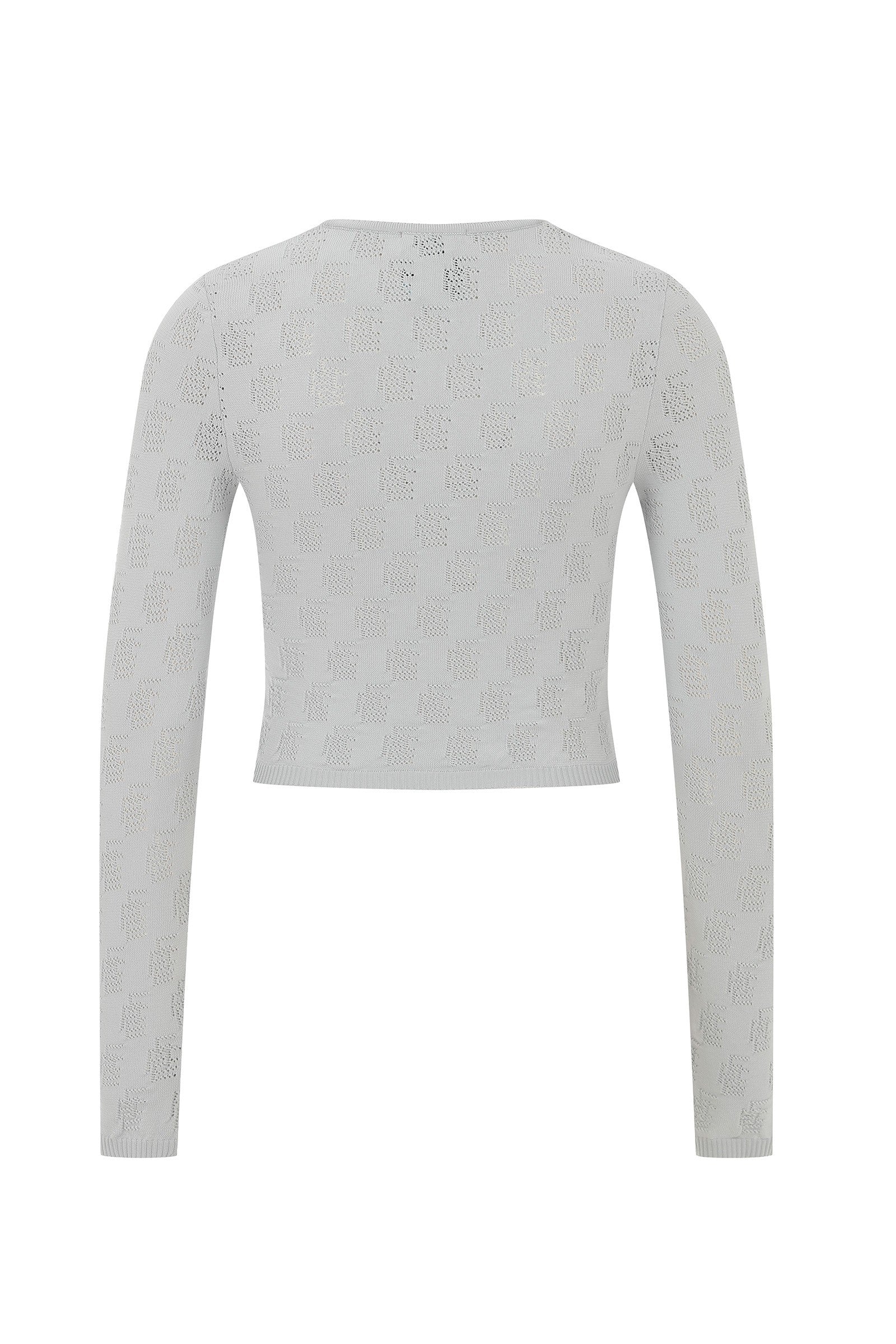 Ace Nayman-Silvia Monogram Knitted Top-Top-3-Milagron.com