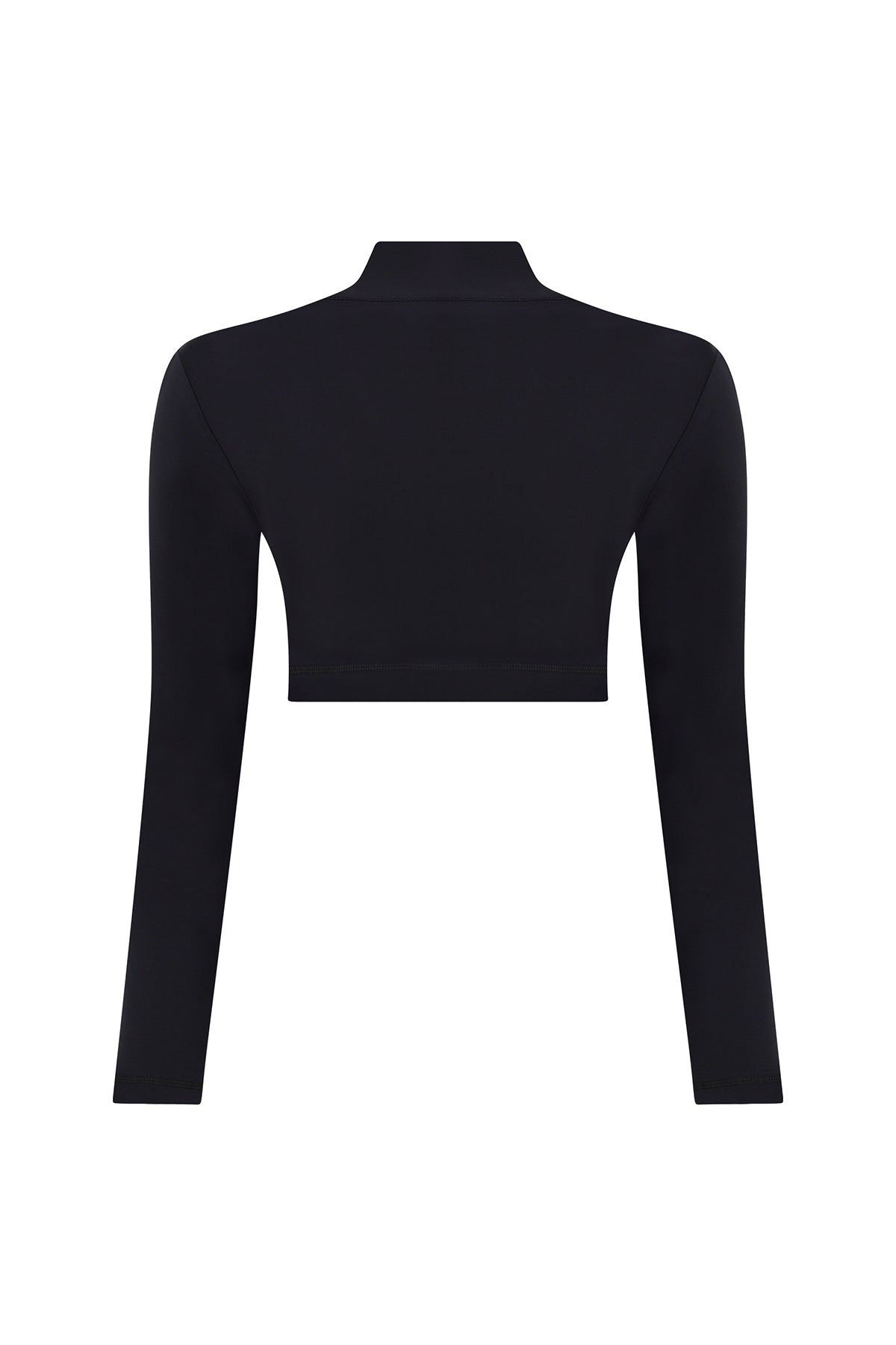 Ace Nayman-Theresa Black Crop Top-Crop Top-3-Milagron.com
