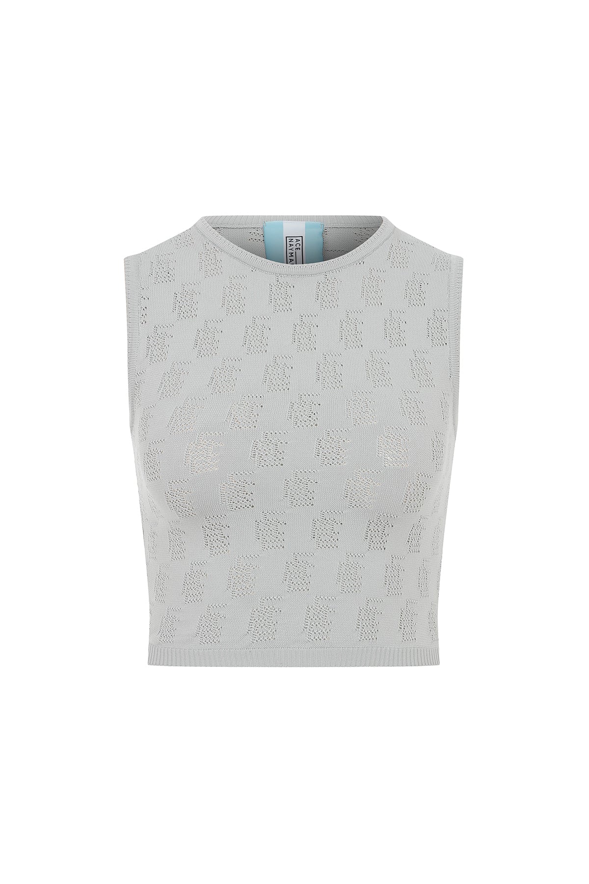 Ace Nayman-Valerie Monogram Knitted Top-Top-2-Milagron.com
