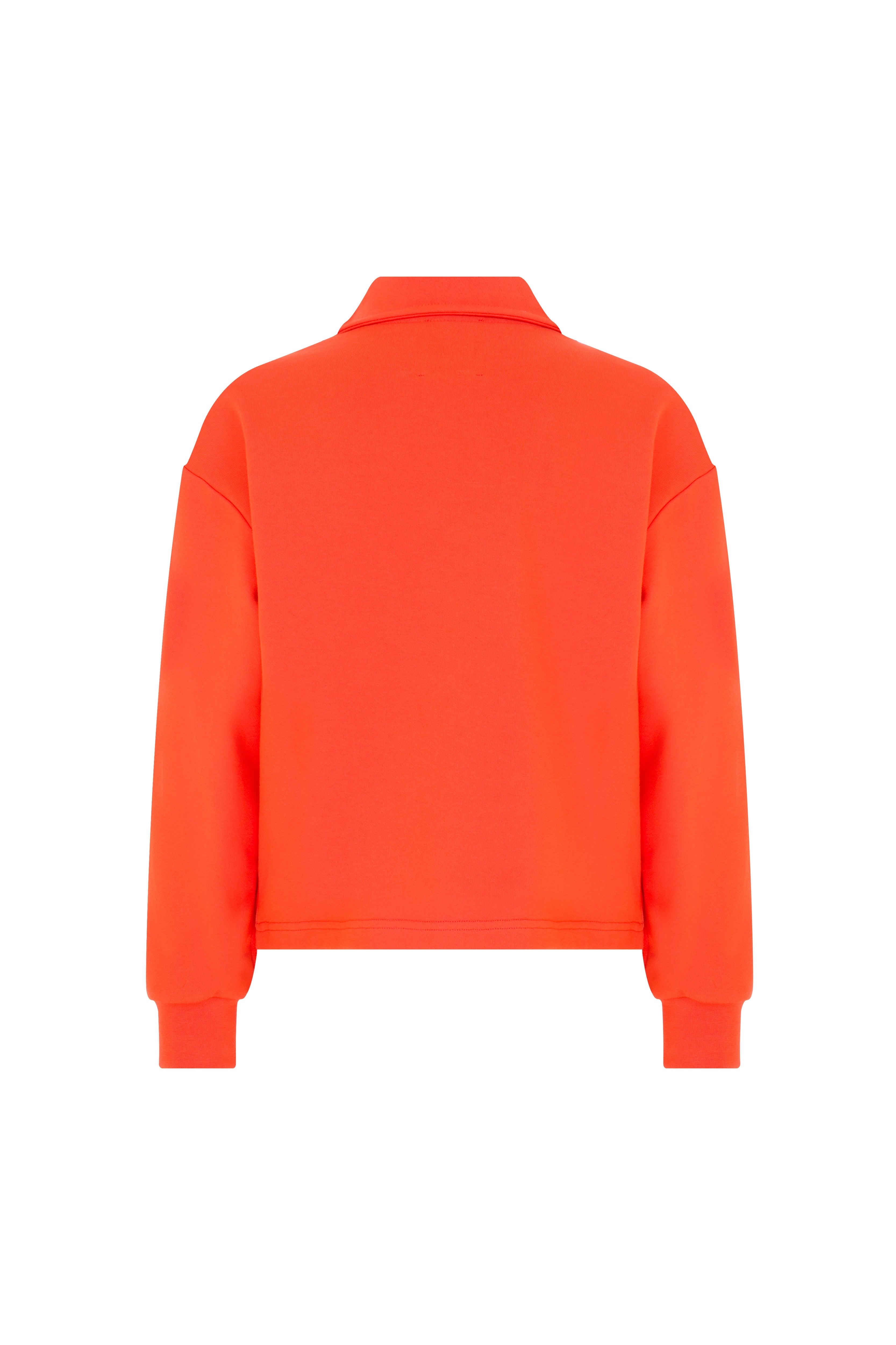 Ace Nayman-Valery Orange Sweater-Sweatshirts & Hoodies-2-Milagron.com