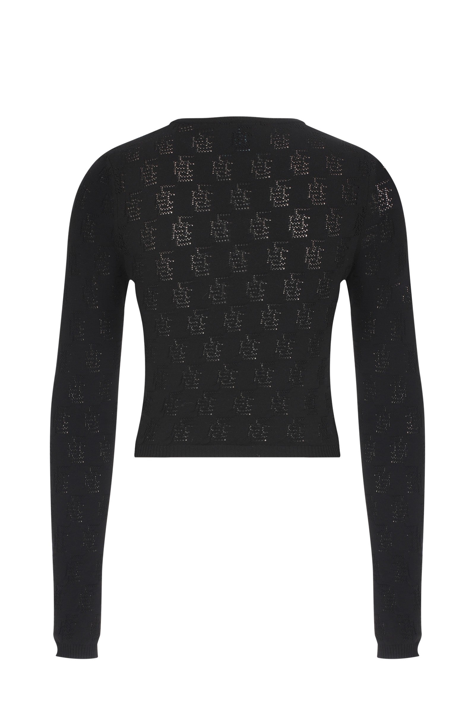 Ace Nayman-Vera Black Knitted Top-Top-3-Milagron.com