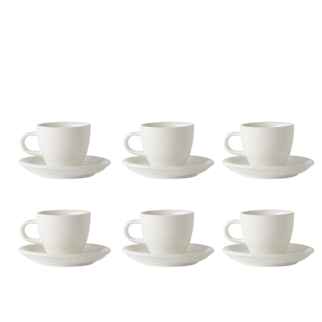 Acme Evolution 6'Lı Espresso Fincan Seti Beyaz