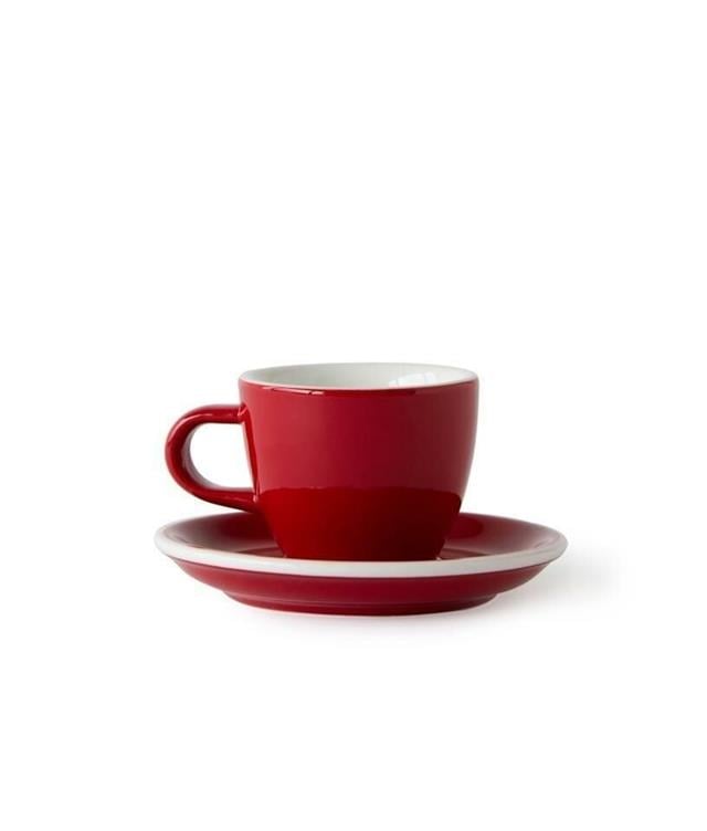 Acme Evolution 6'Lı Espresso Fincan Seti Kırmızı