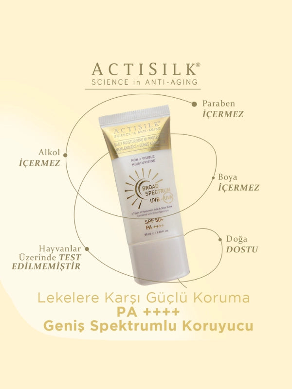 Actisilk-Nemlendirici Etkili Güneş Koruyucu SPF 50 PA+++-Güneş Kremi-2-Milagron.com