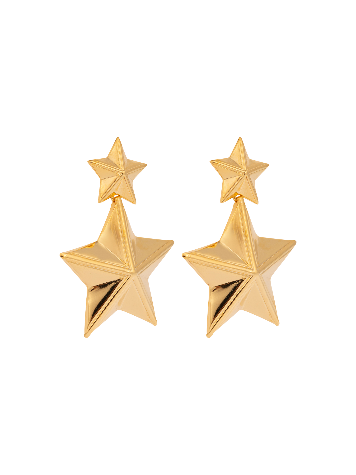 Aden Newyork-Etoile Küpe Altin-Küpe-2-Milagron.com