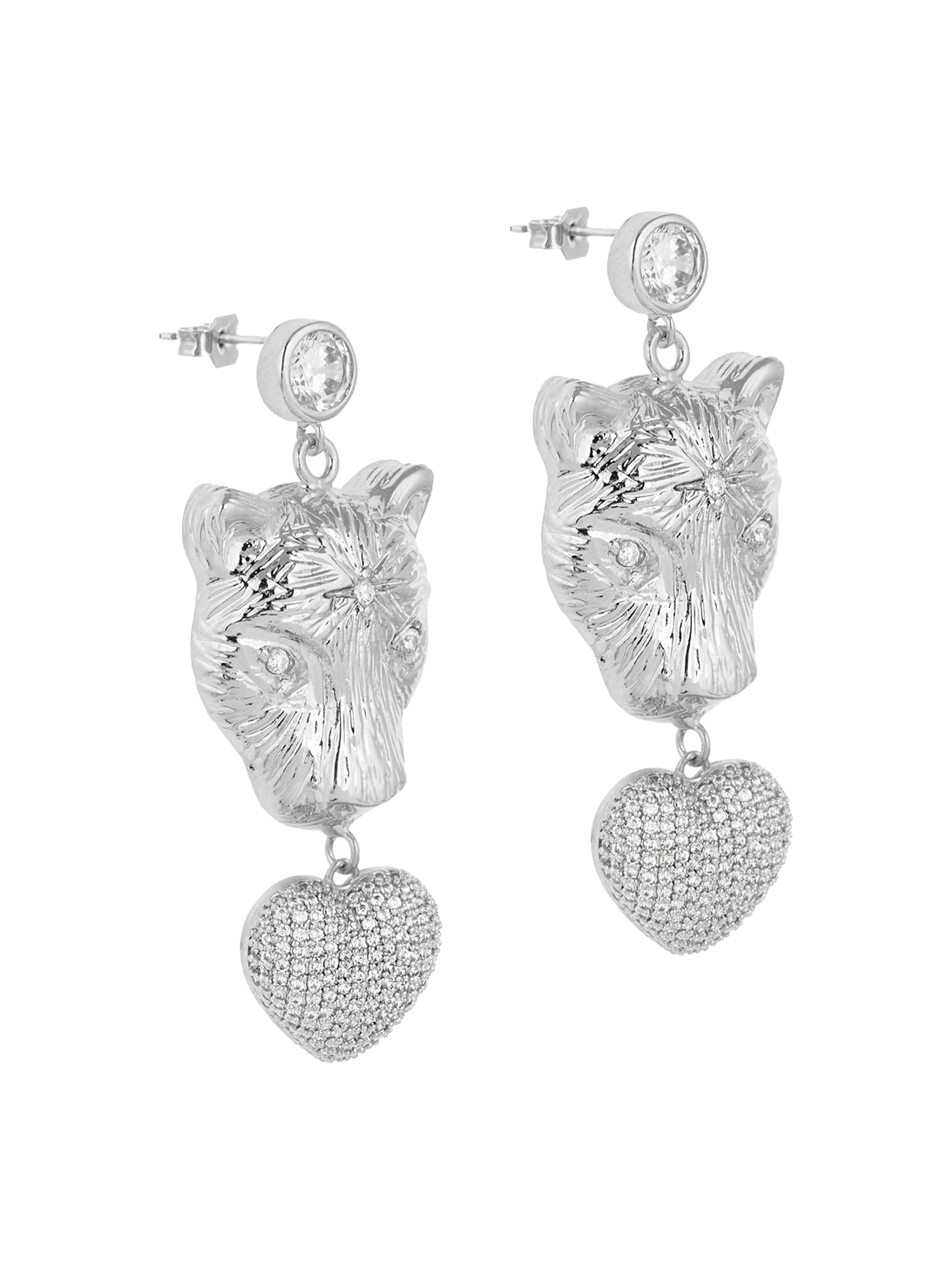 Aden Newyork-Euphoria Küpe Rhodium-Küpe-2-Milagron.com