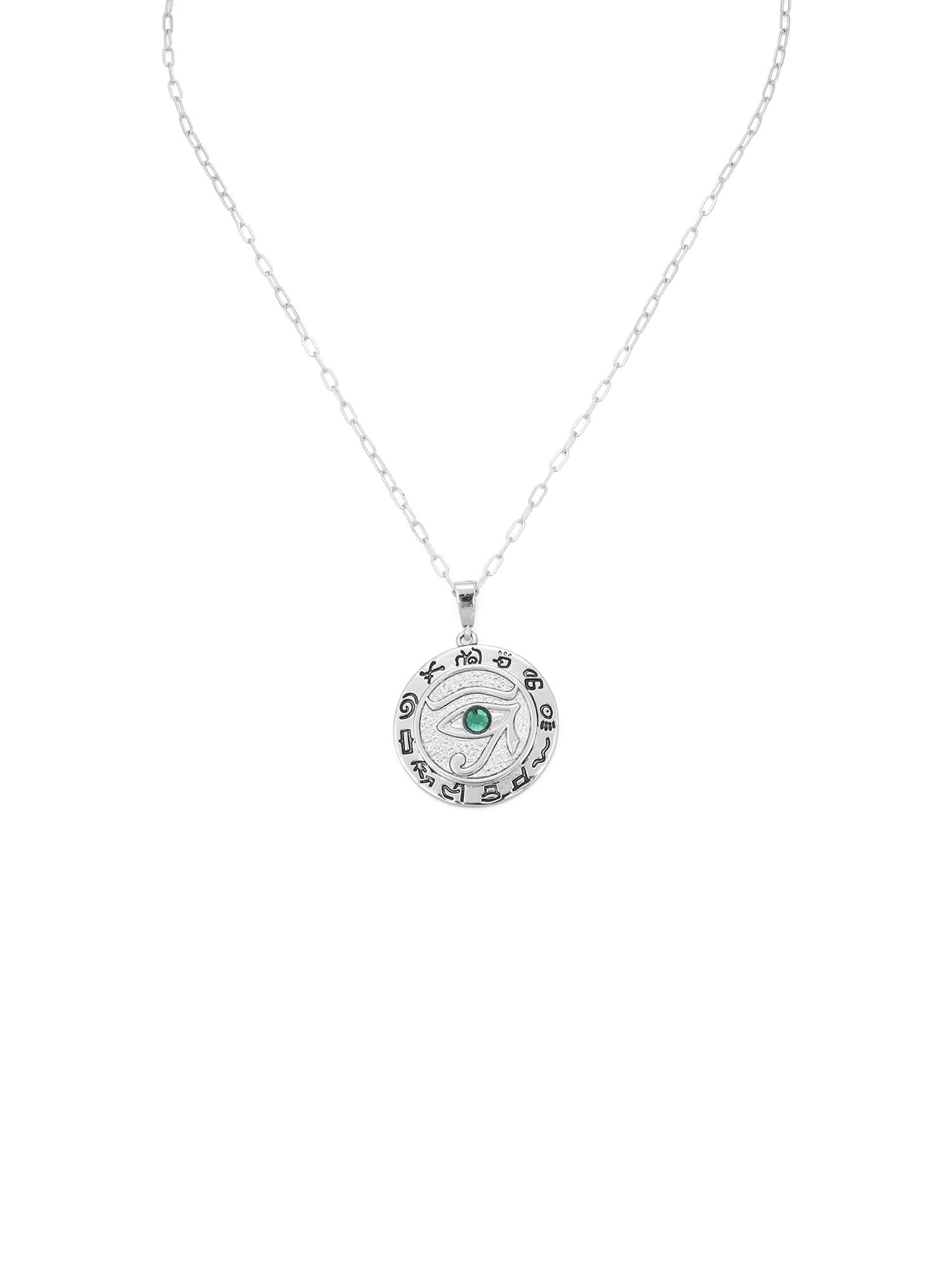 Aden Newyork-Eye Of Horus Kolye Gümüş-Kolye-2-Milagron.com