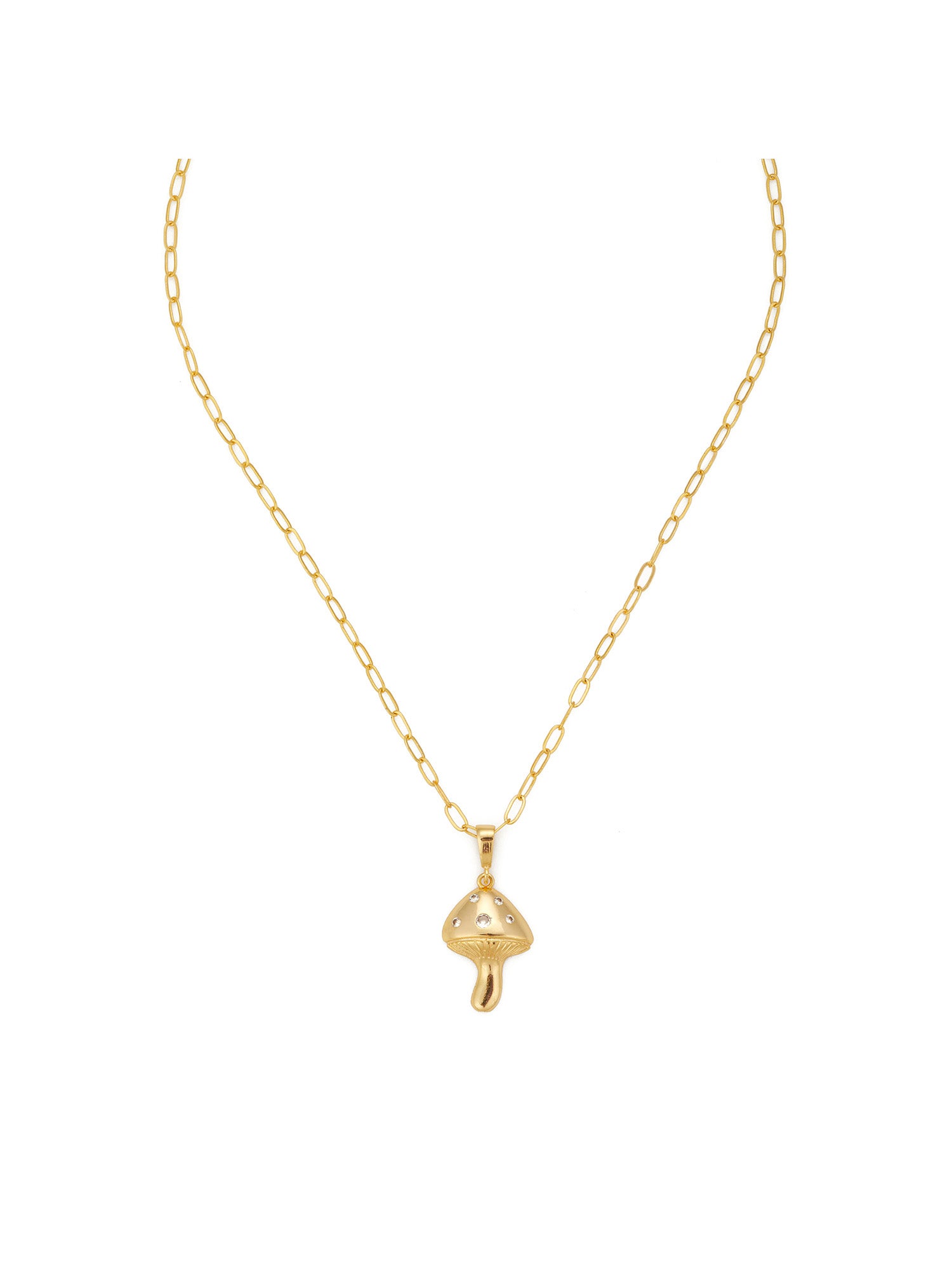 Aden Newyork-Magic Mushroom Kolye Altin-Kolye-2-Milagron.com