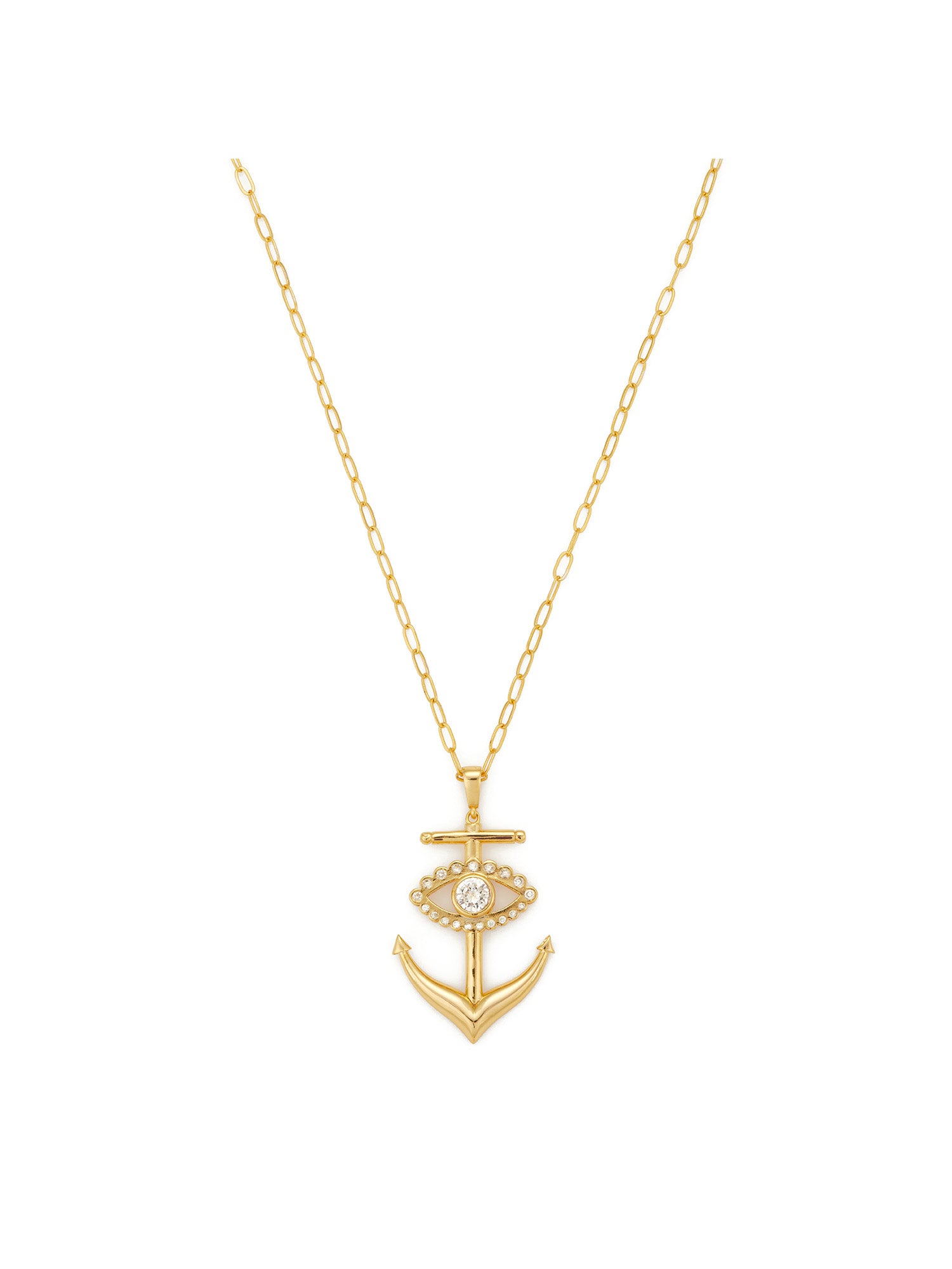 Aden Newyork-Protective Anchor Kolye Altin-Kolye-2-Milagron.com