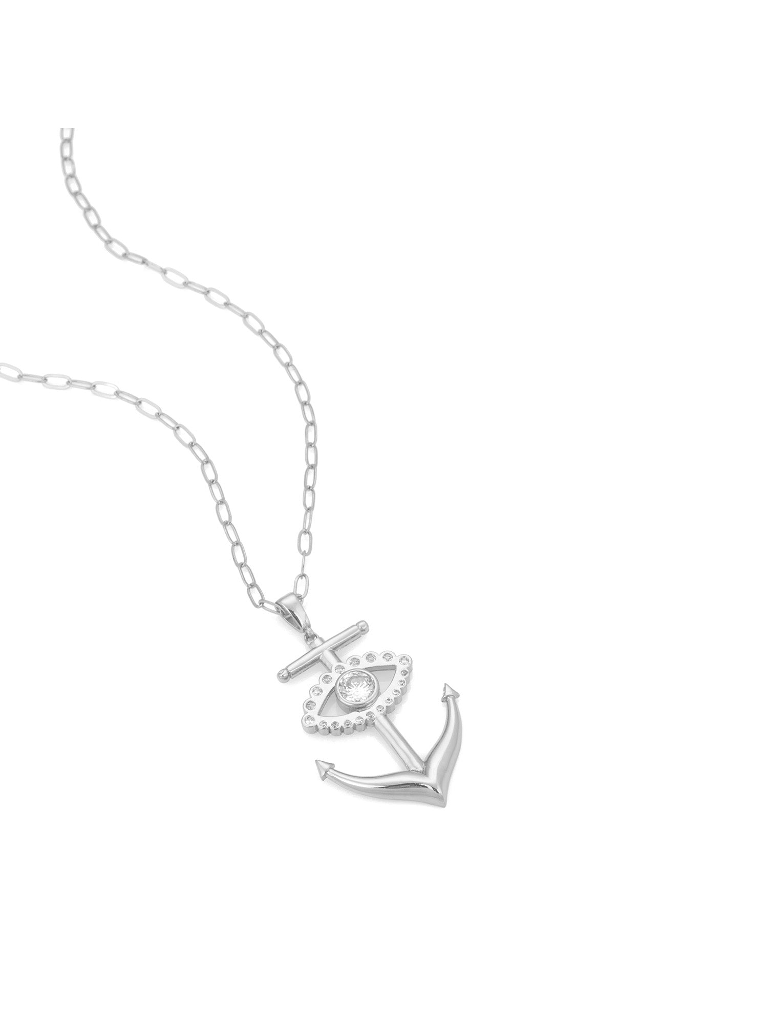 Aden Newyork-Protective Anchor Kolye Gümüş-Kolye-3-Milagron.com