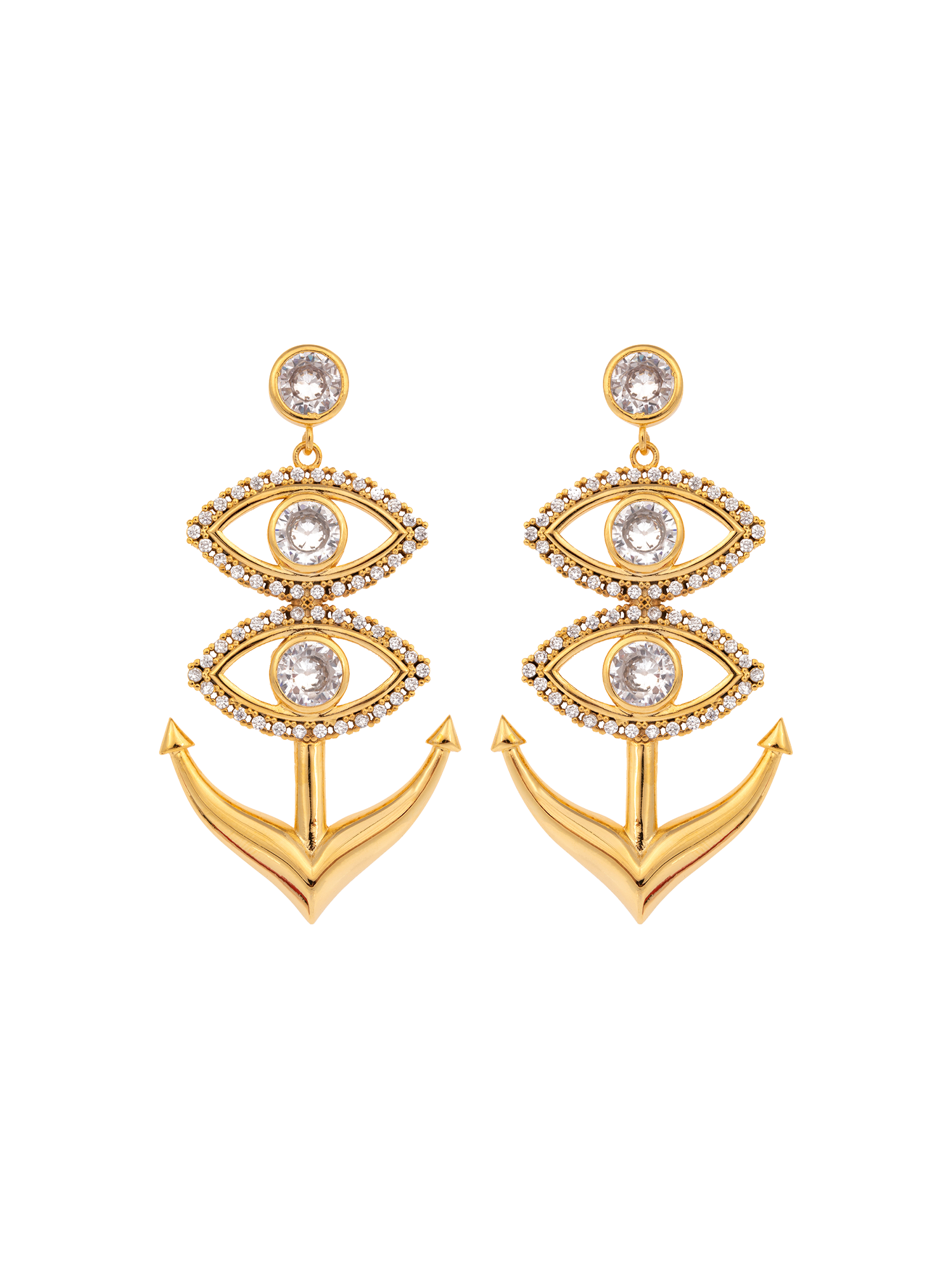 Aden Newyork-Protective Anchor Küpe-Küpe-1-Milagron.com