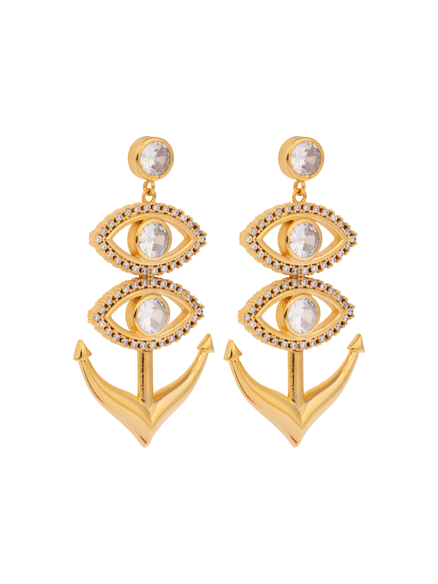 Aden Newyork-Protective Anchor Küpe-Küpe-2-Milagron.com