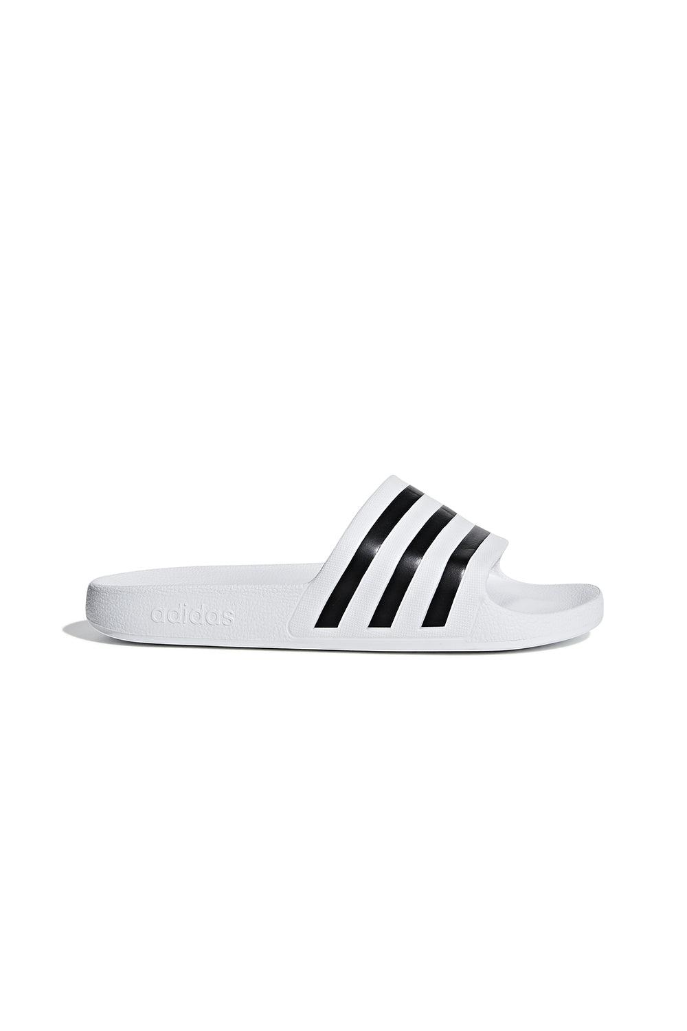 Adidas-Adilette Aqua White/BlackWhite-Sandalet & Terlik-1-Milagron.com