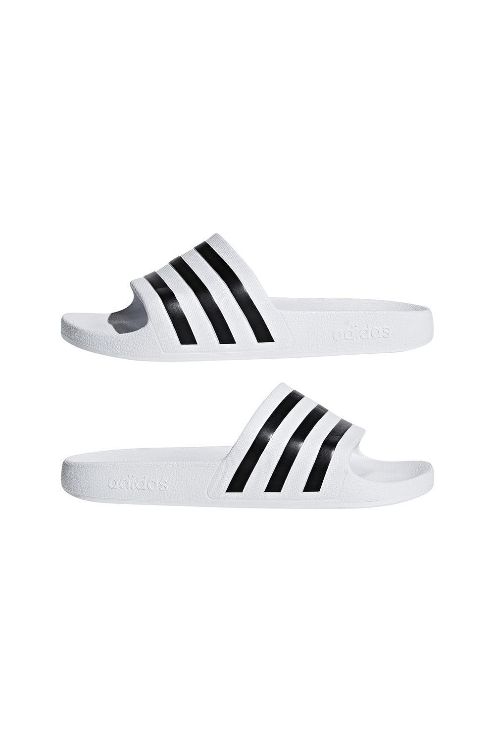 Adidas-Adilette Aqua White/BlackWhite-Sandalet & Terlik-10-Milagron.com
