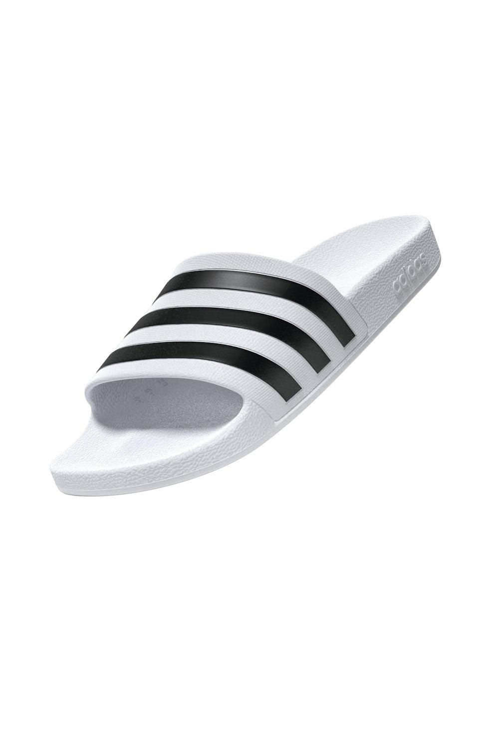 Adidas-Adilette Aqua White/BlackWhite-Sandalet & Terlik-11-Milagron.com