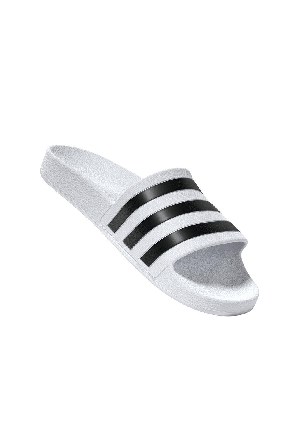 Adidas-Adilette Aqua White/BlackWhite-Sandalet & Terlik-13-Milagron.com