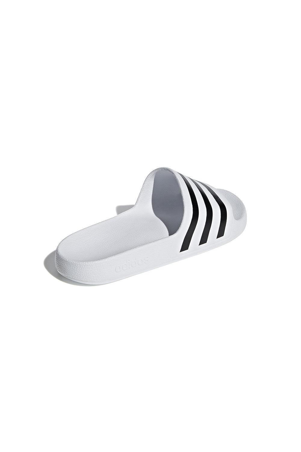 Adidas-Adilette Aqua White/BlackWhite-Sandalet & Terlik-6-Milagron.com