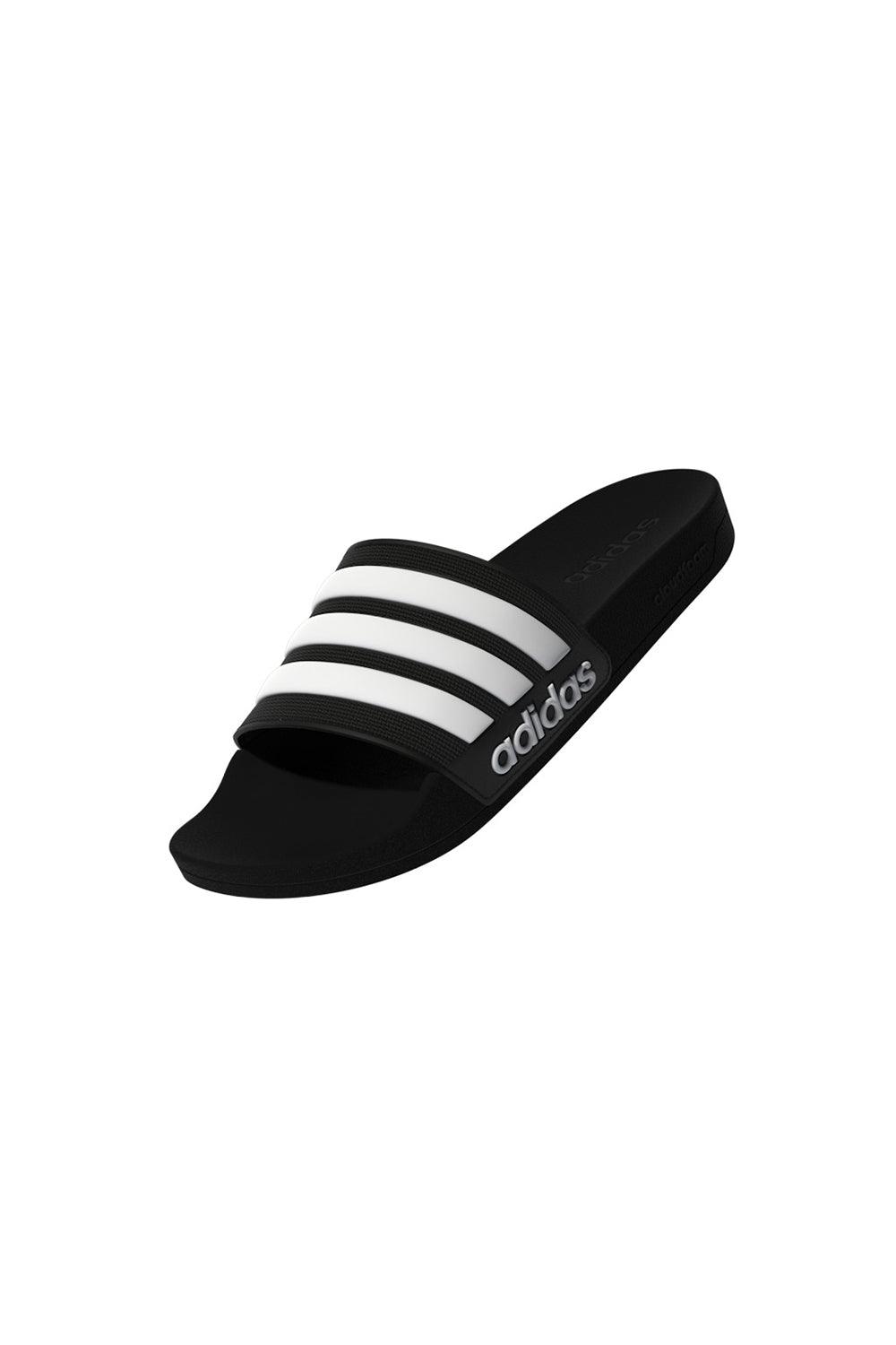 Adidas-Adilette Shower Core Black/White-Sandalet & Terlik-11-Milagron.com