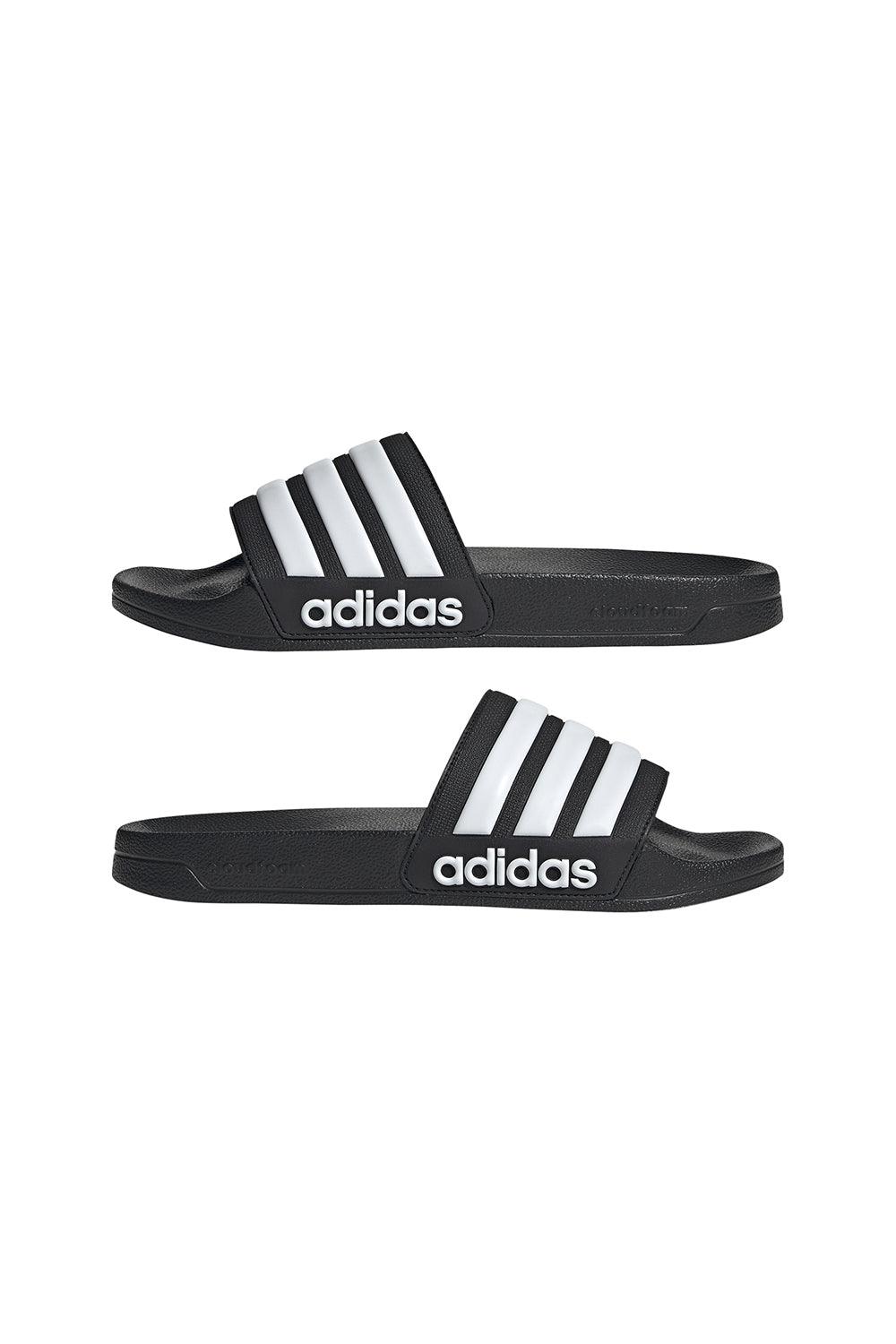 Adidas-Adilette Shower Core Black/White-Sandalet & Terlik-9-Milagron.com