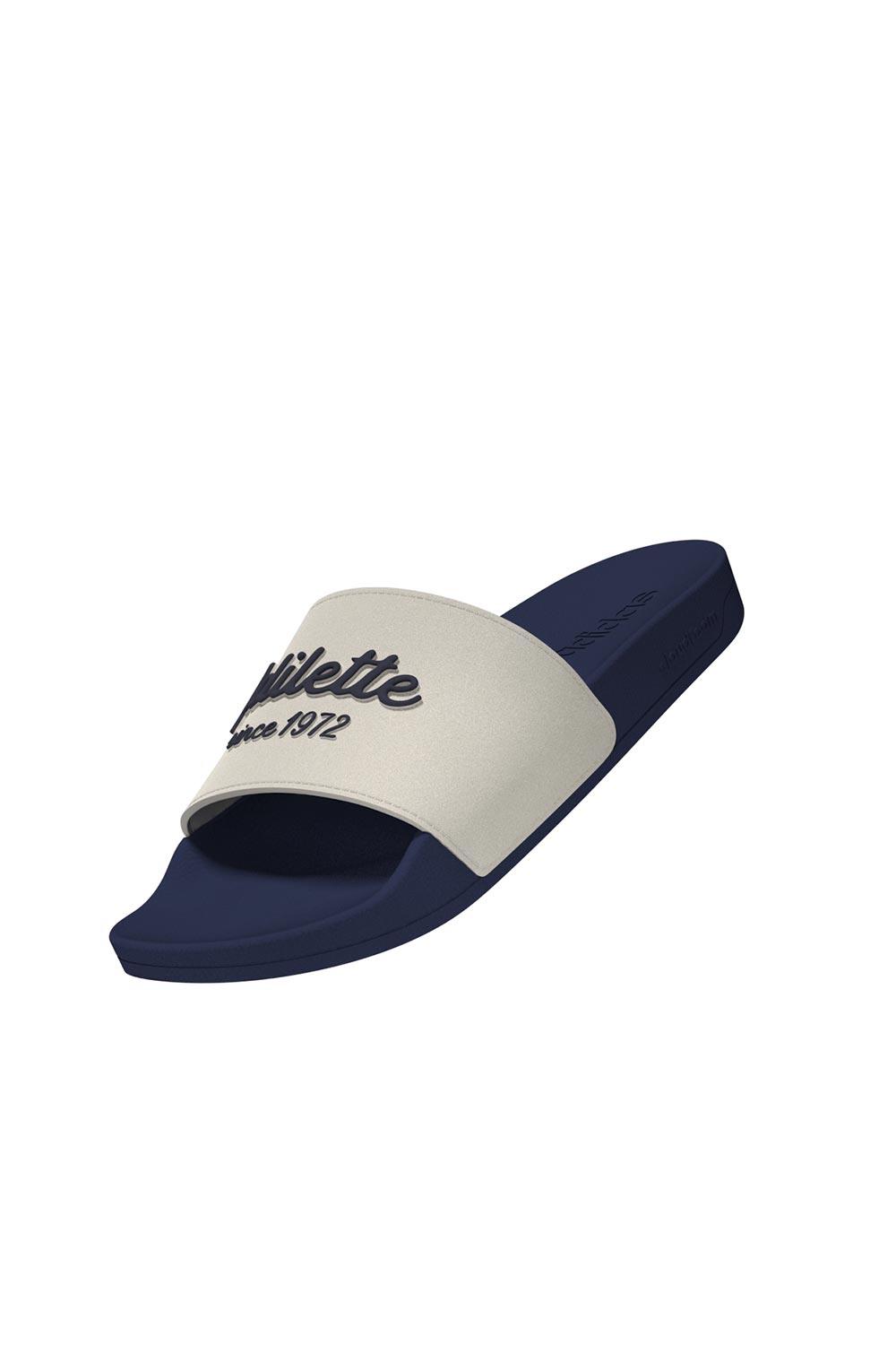 Adidas-Adilette Shower WonderWhite/Shadow Navy-Sandalet & Terlik-10-Milagron.com